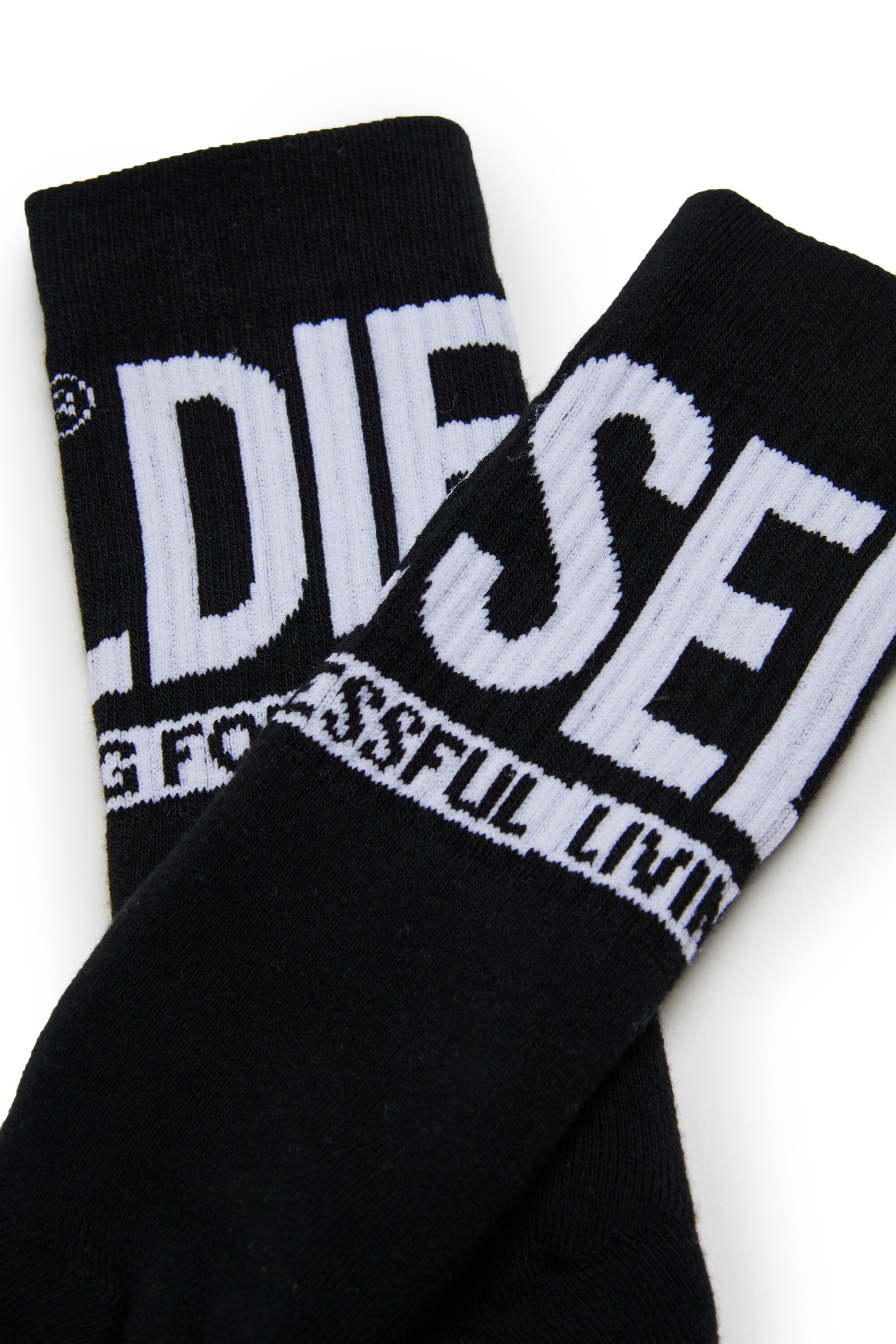 Lot de deux paires de chaussettes avec logo