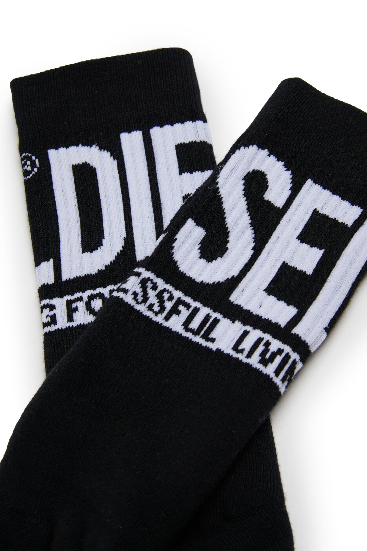 Lot de deux paires de chaussettes avec logo