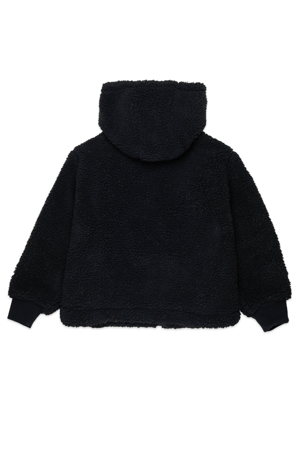 Veste teddy avec détails osseux