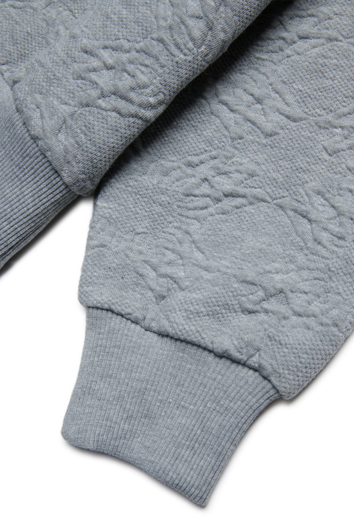 Sudadera jacquard con media cremallera