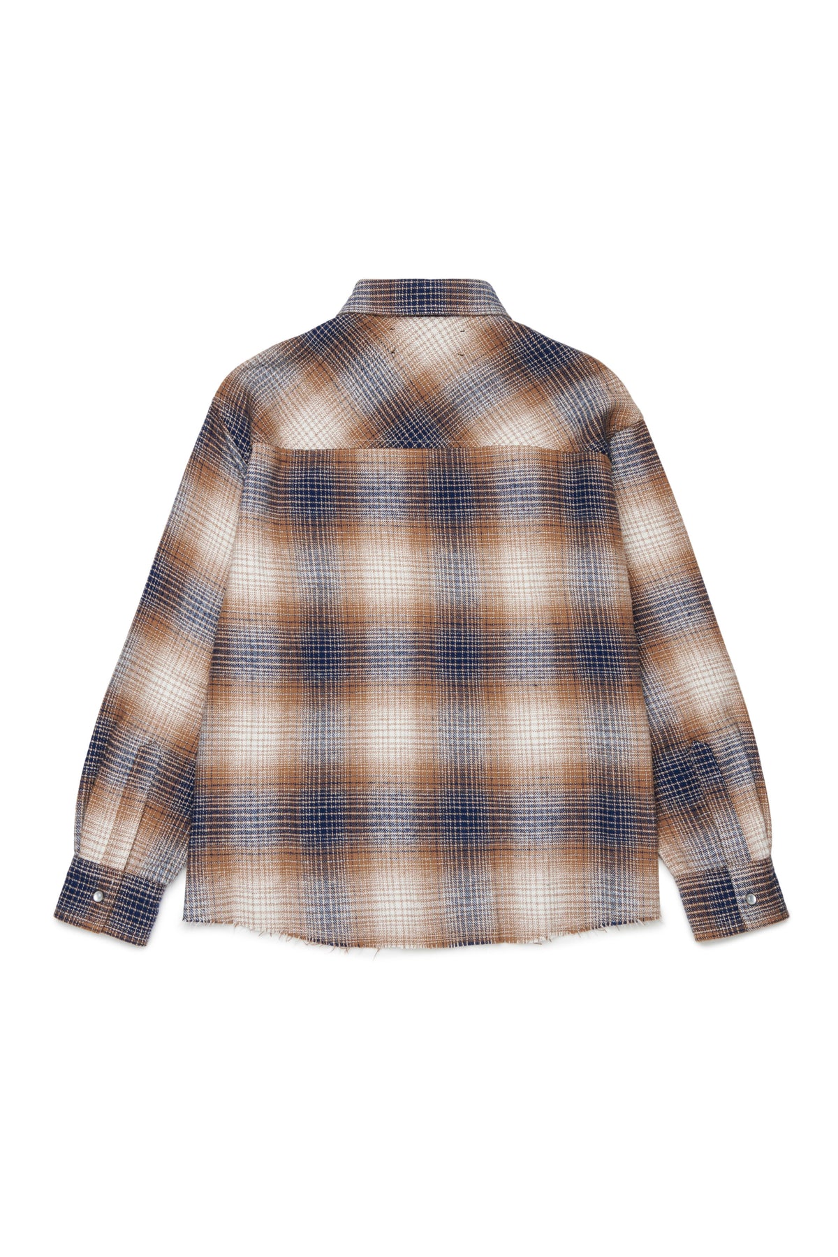 Chemise à carreaux avec logo
