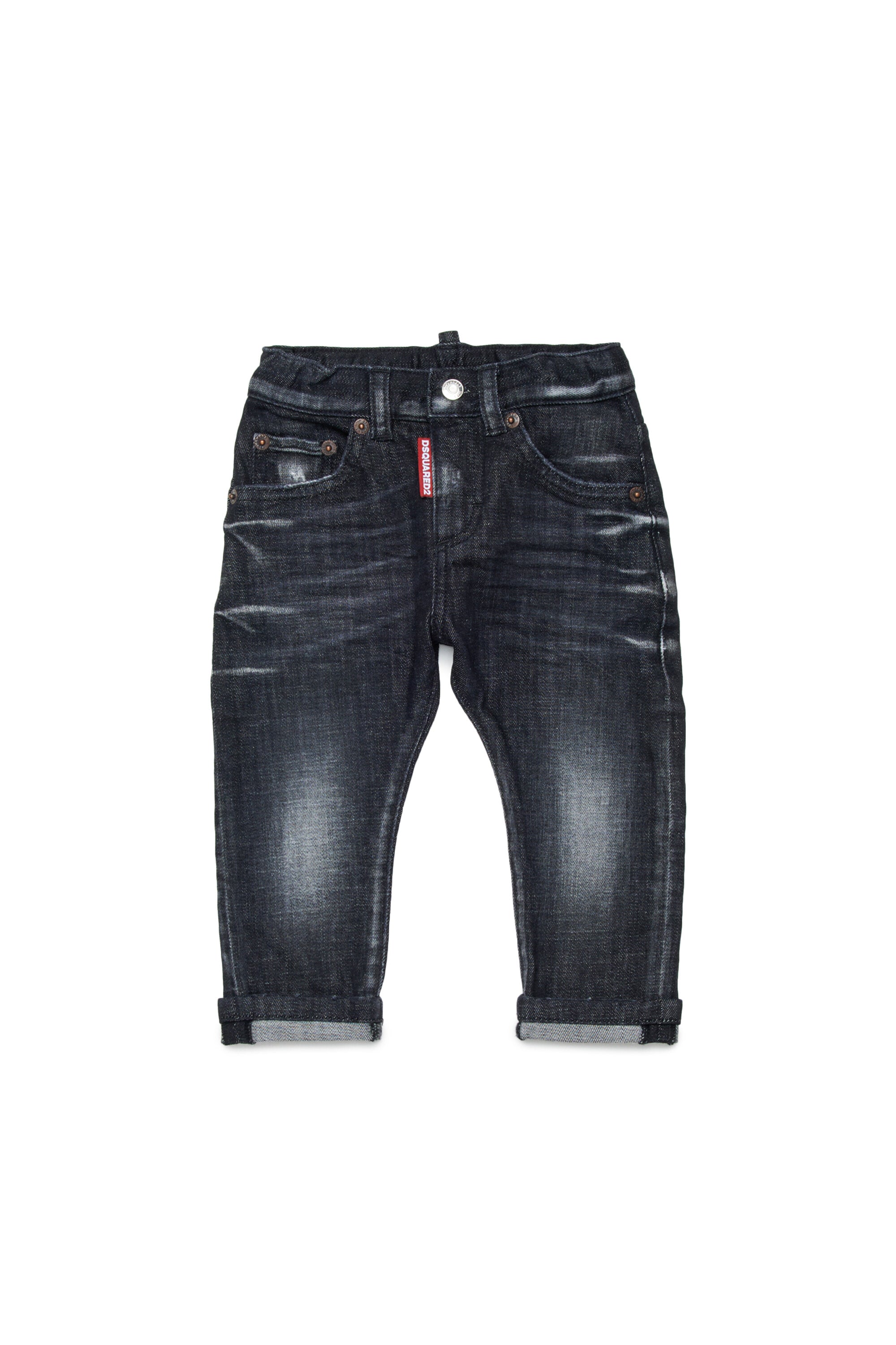 Faded black jeans