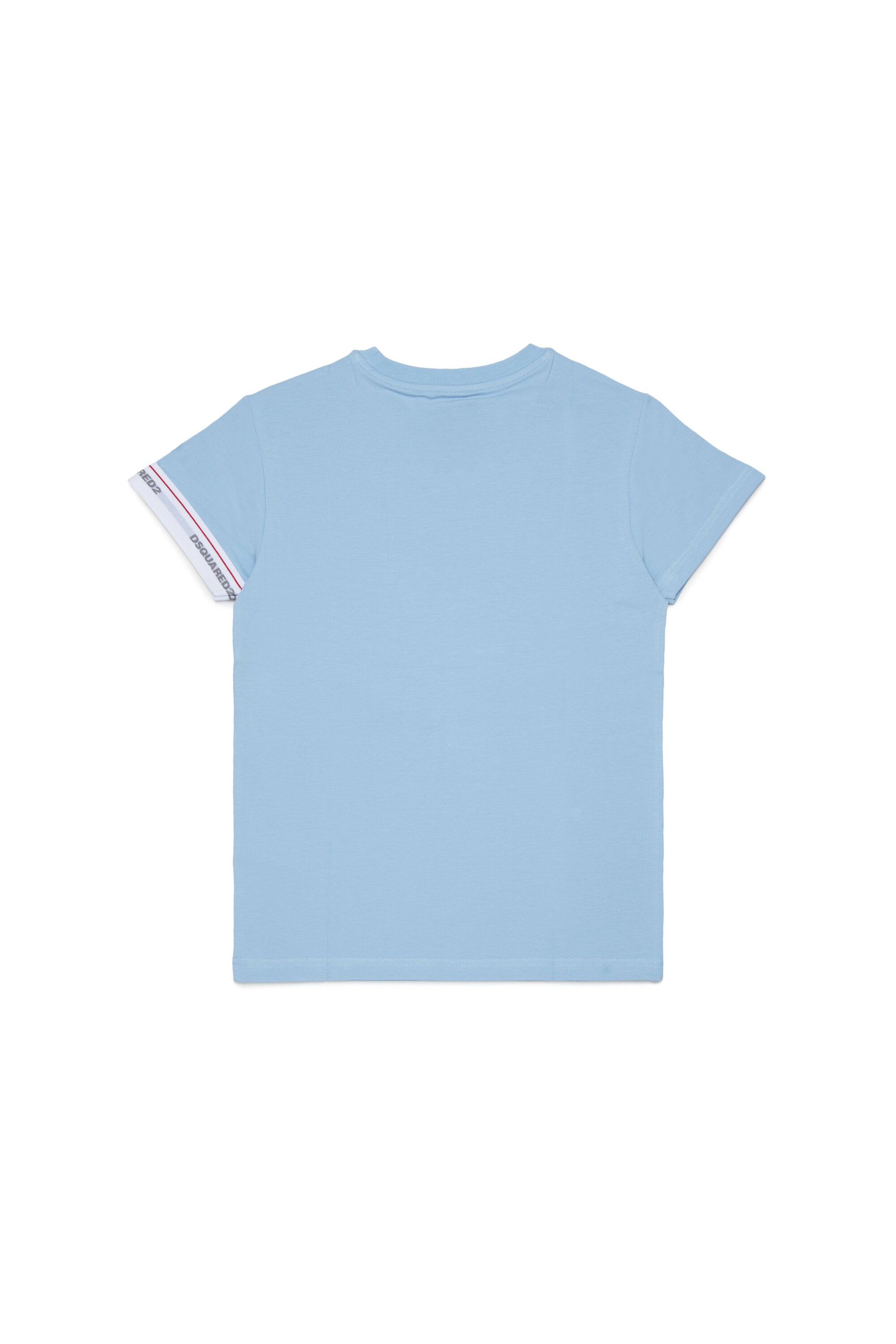 Camiseta con banda elástica y logotipo