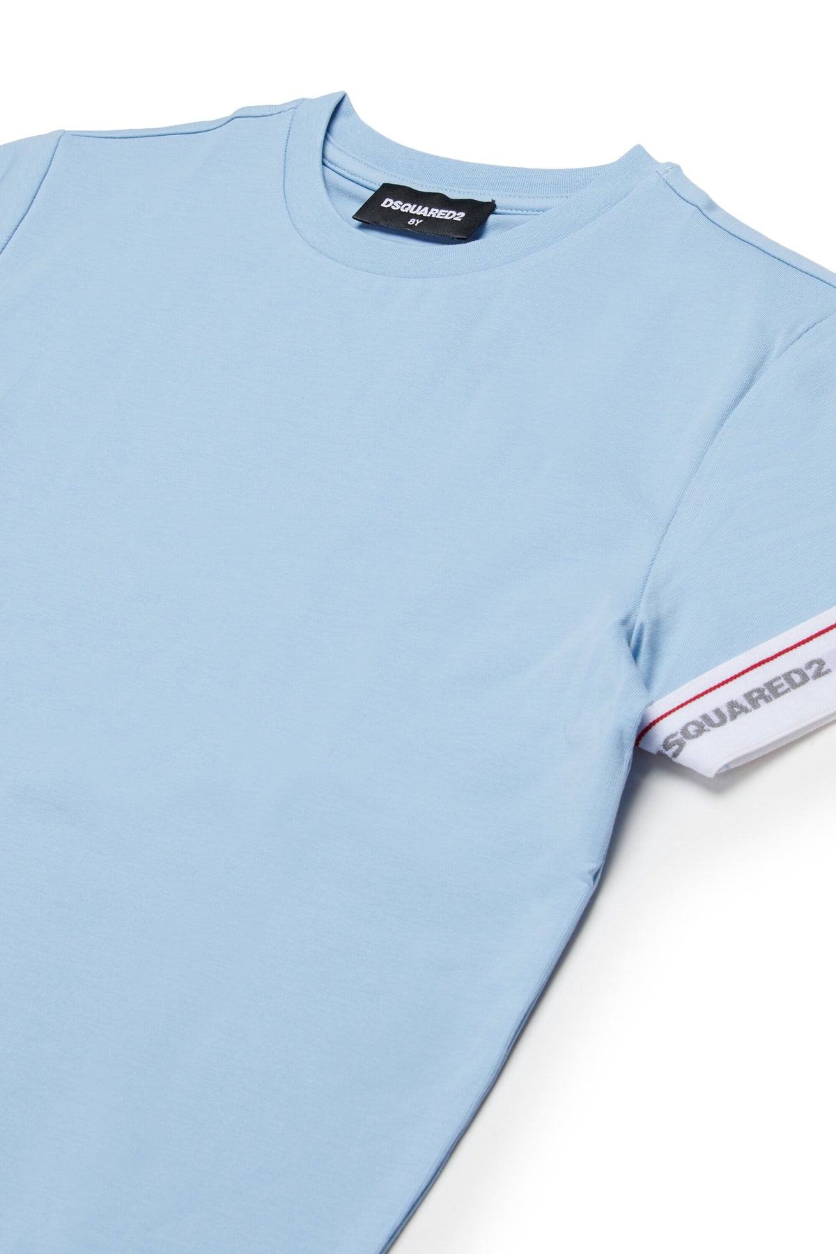 Camiseta con banda elástica y logotipo