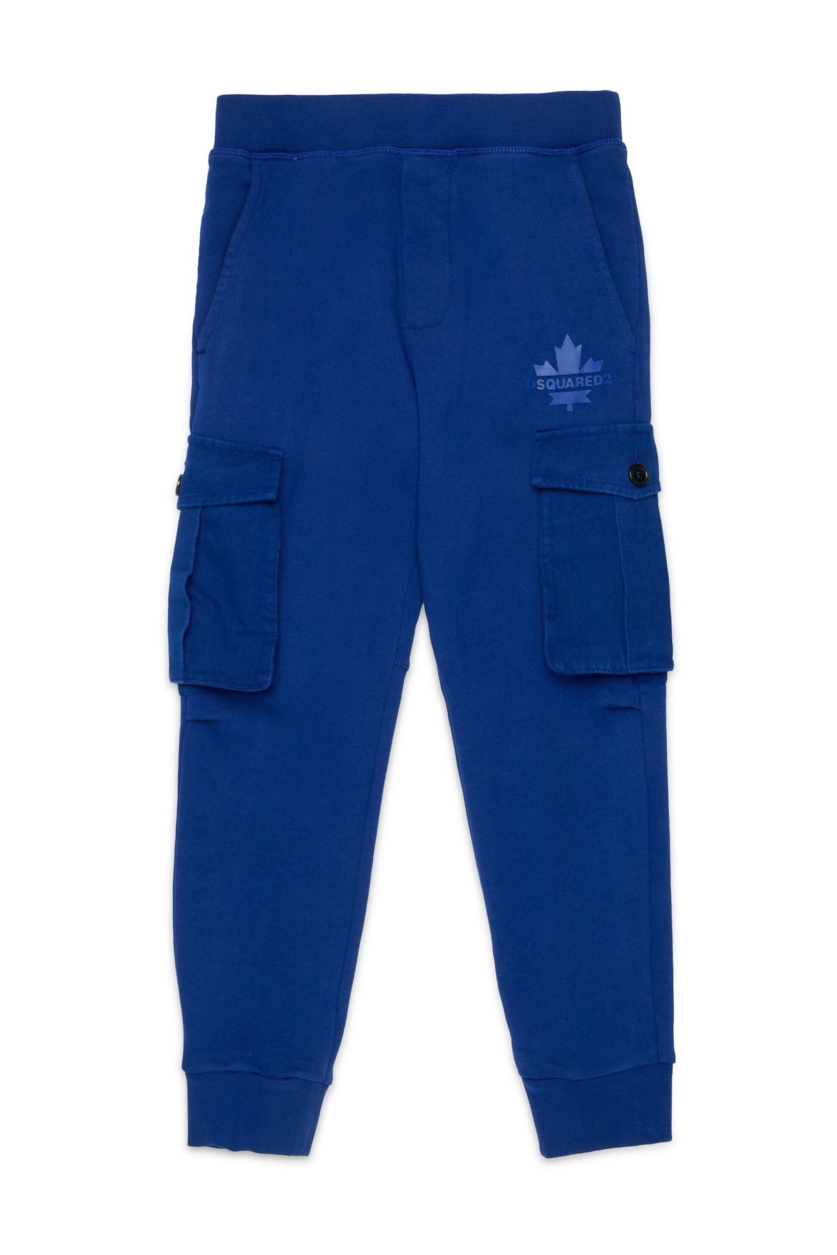 Fleece cargo pants with Maple Leaf