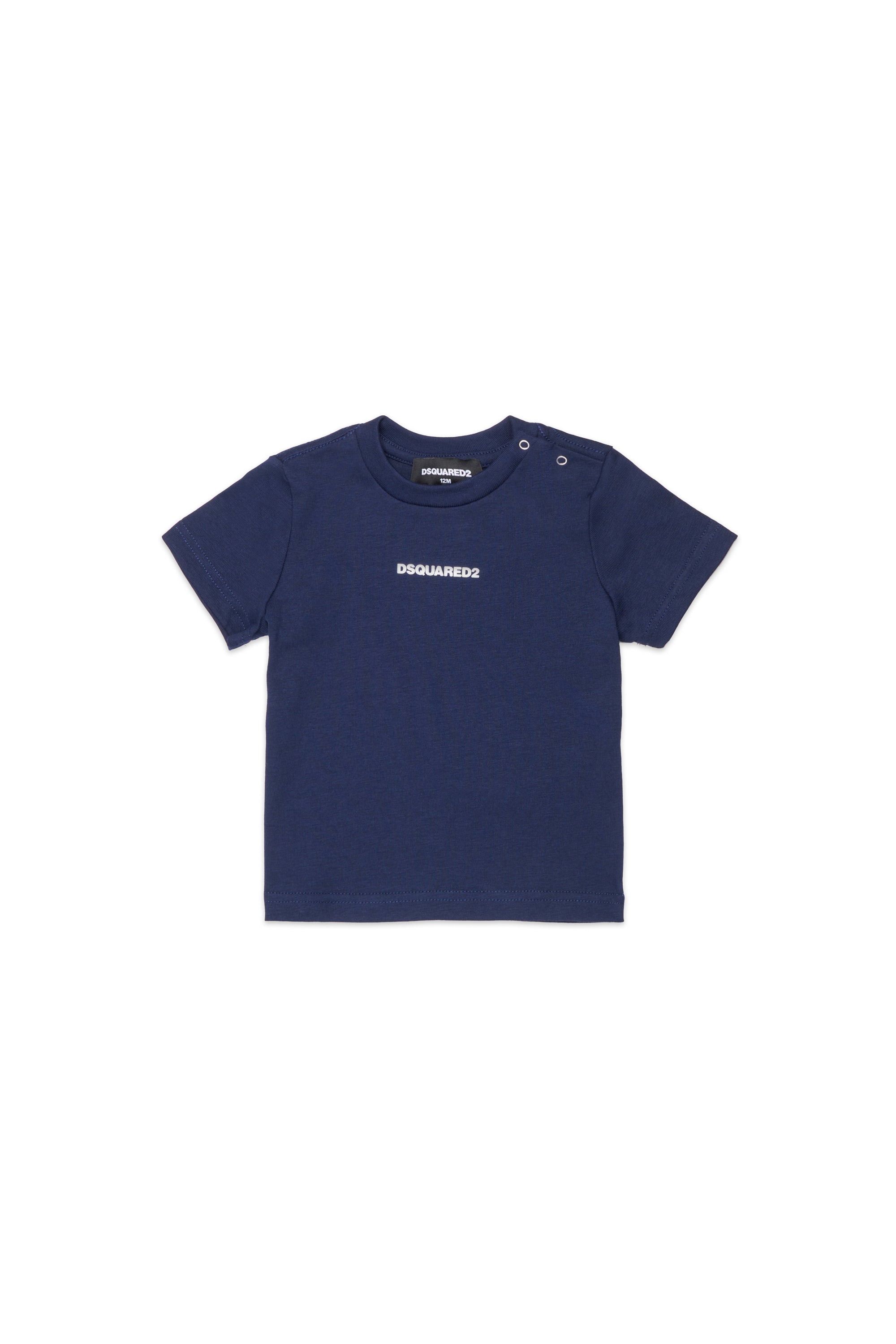 Camiseta de cuello redondo con logo