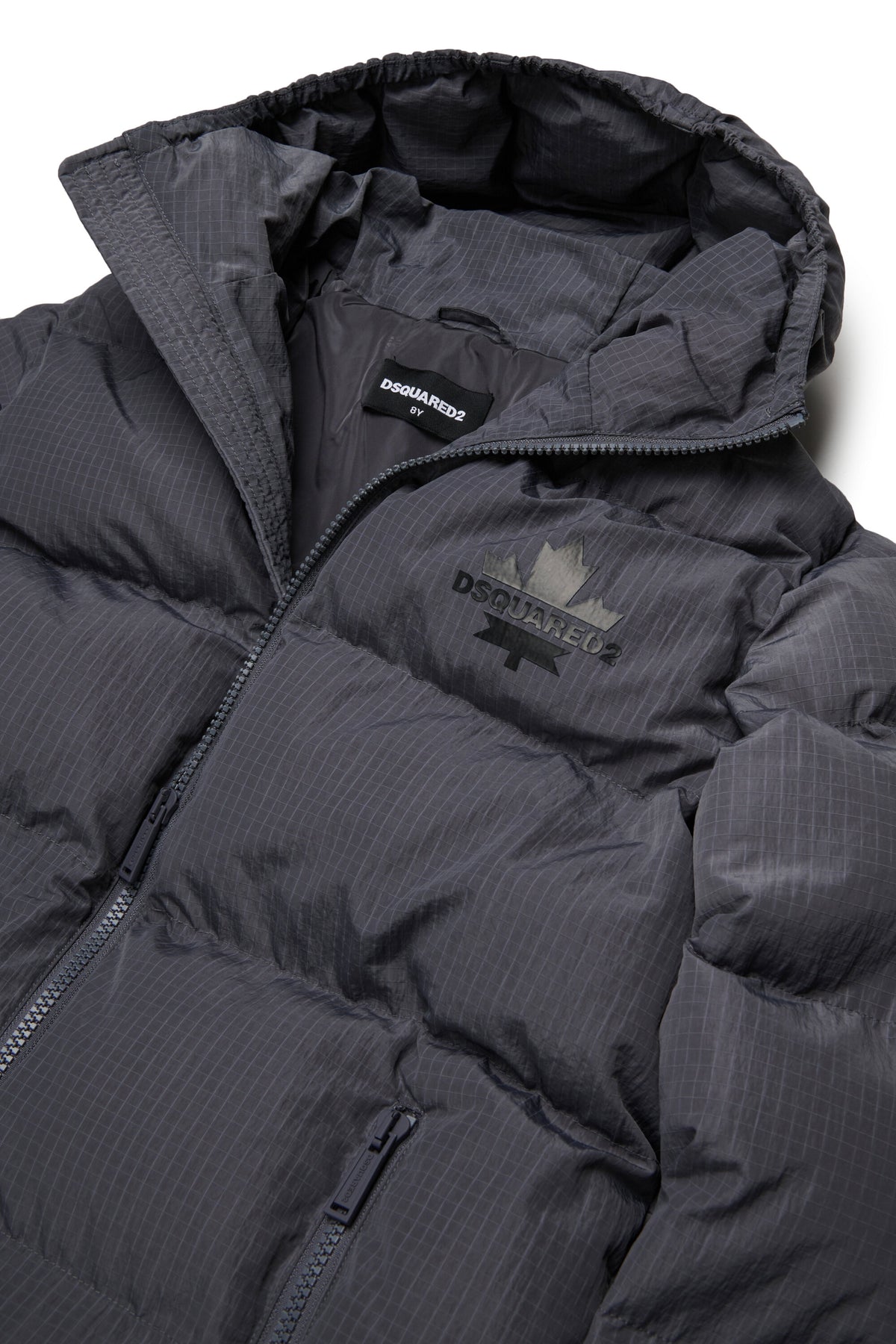 Chaqueta acolchada con logo