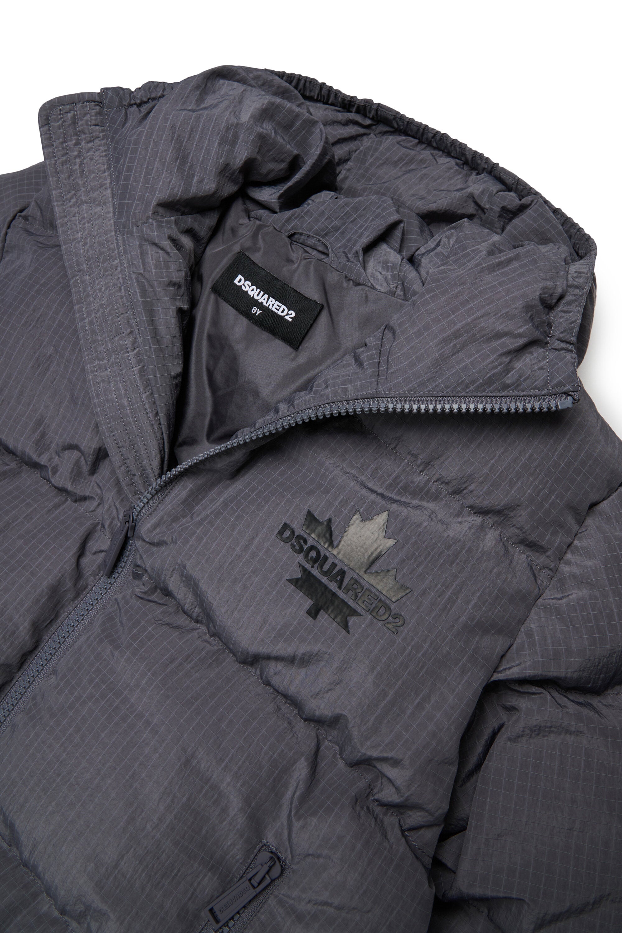 Veste matelassée avec logo imprimé