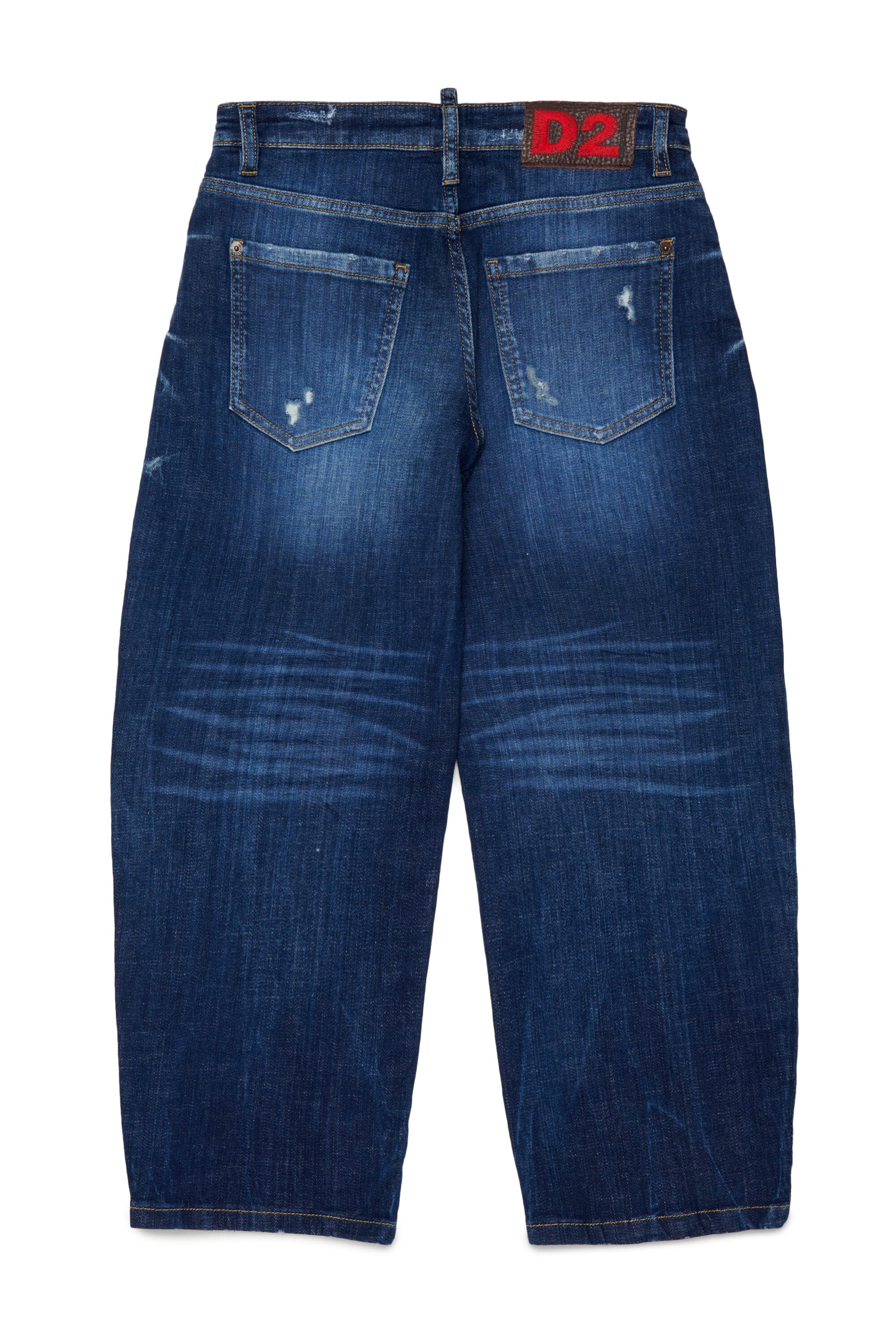 Jeans corte relajado lavado azul medio - Amelia