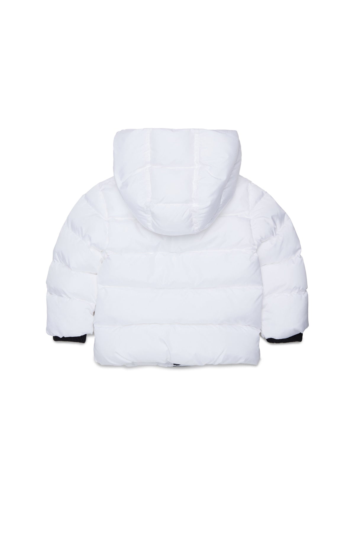 Longue veste matelassée avec logo