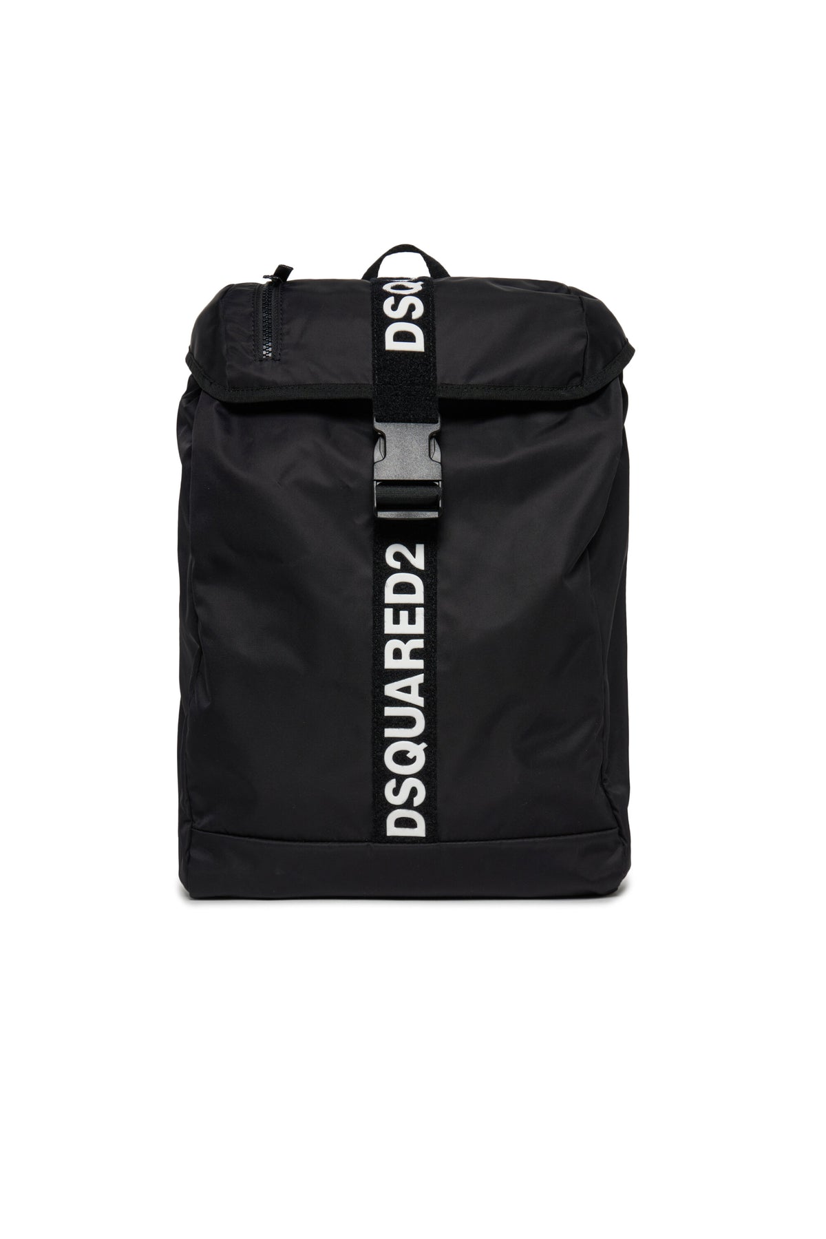 Backpack with logo rubberized