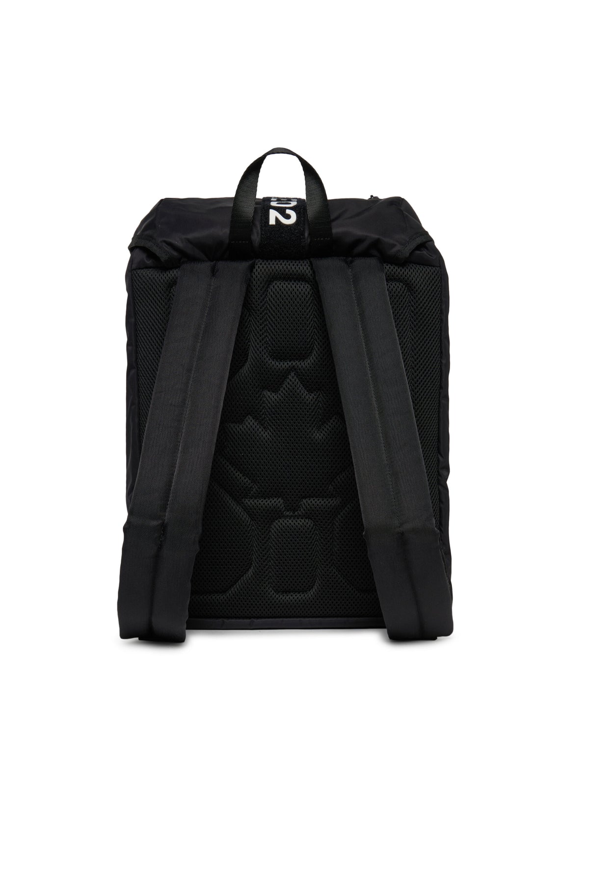 Backpack with logo rubberized