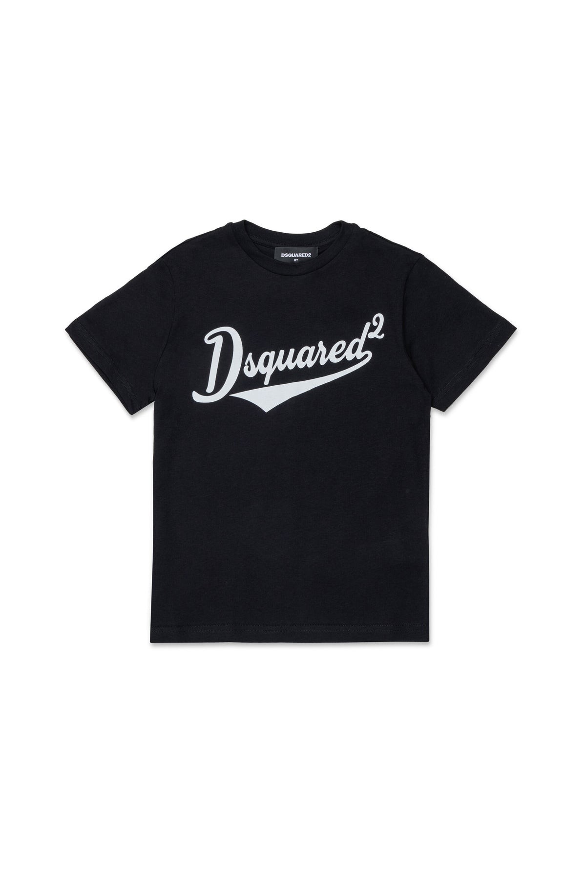 Crew-neck T-shirt with printed logo