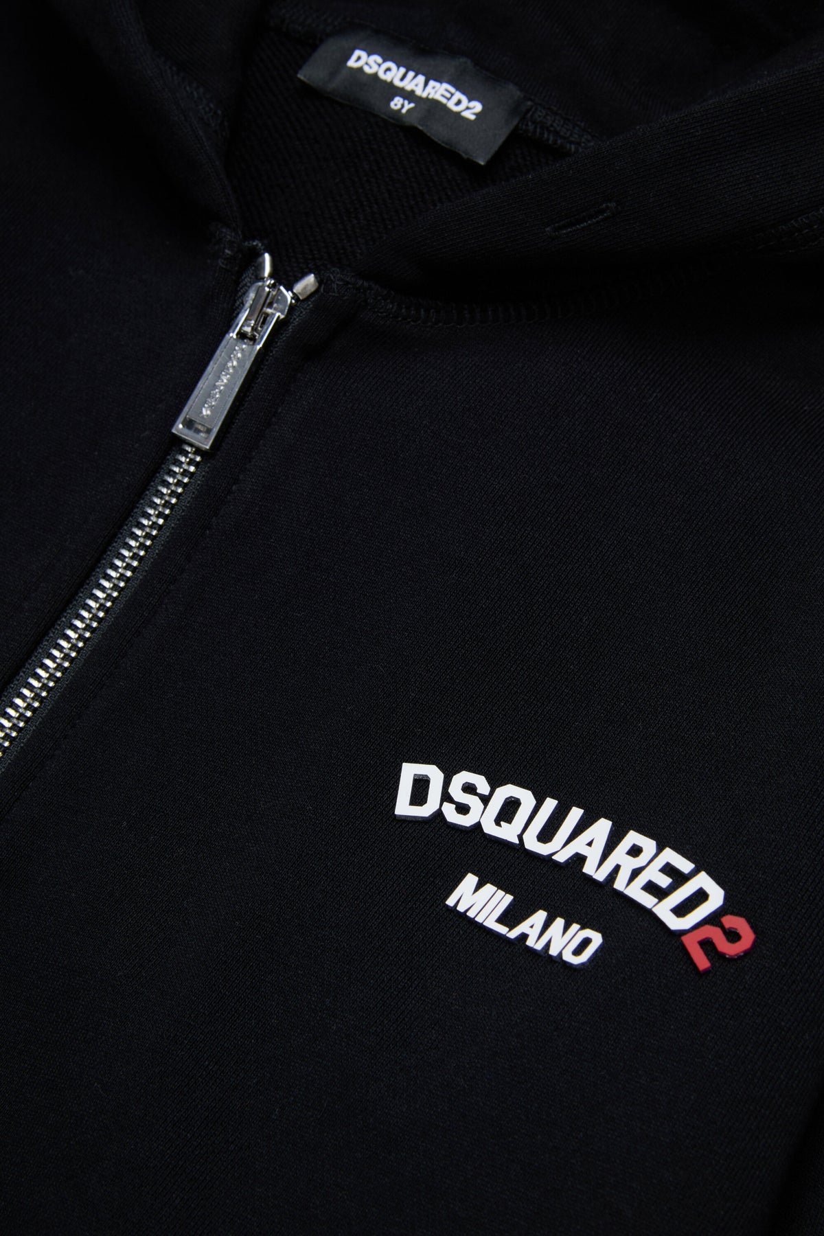 Sweat à fermeture zippée complète avec logo