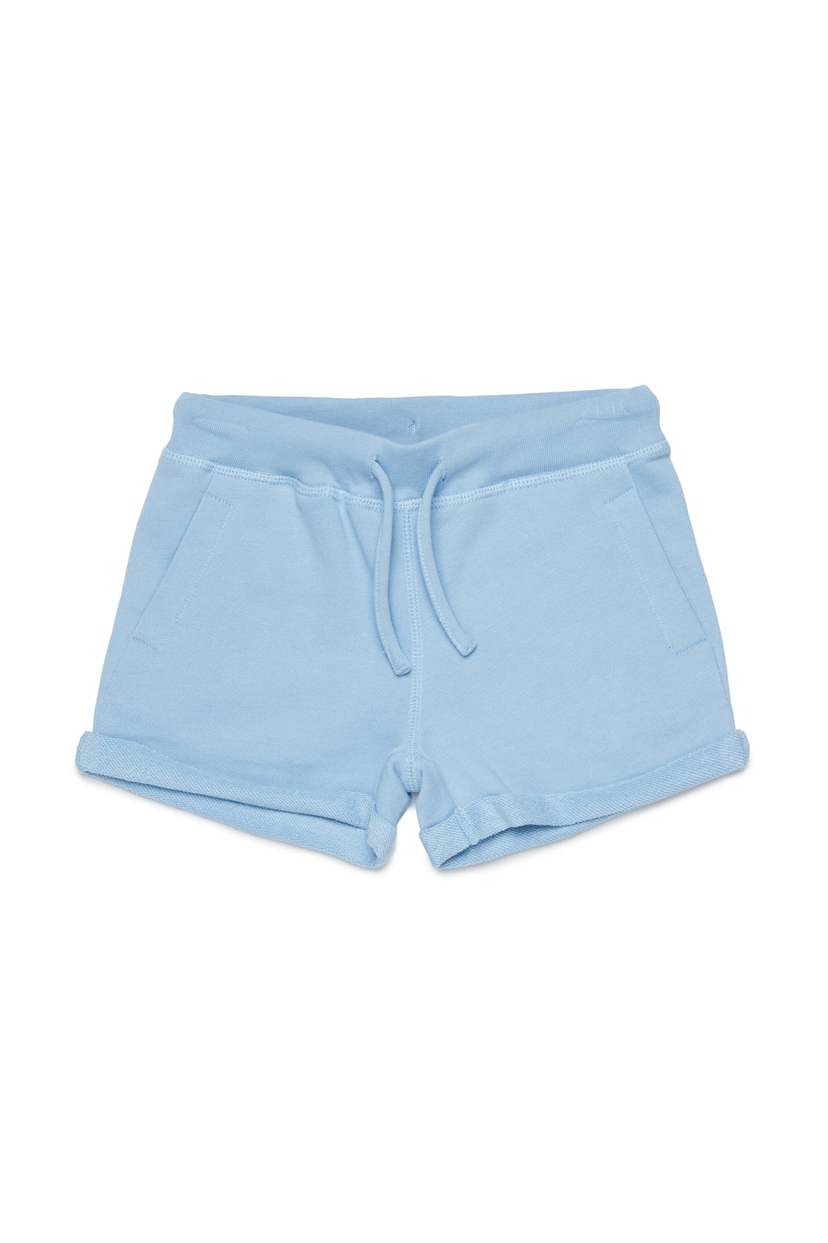 Fleece shorts with logo