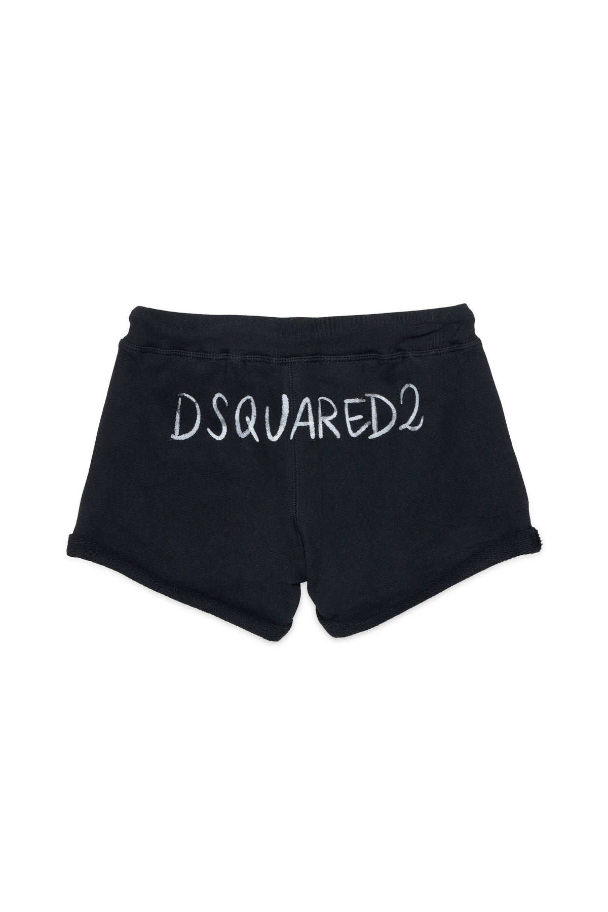 Fleece shorts with logo