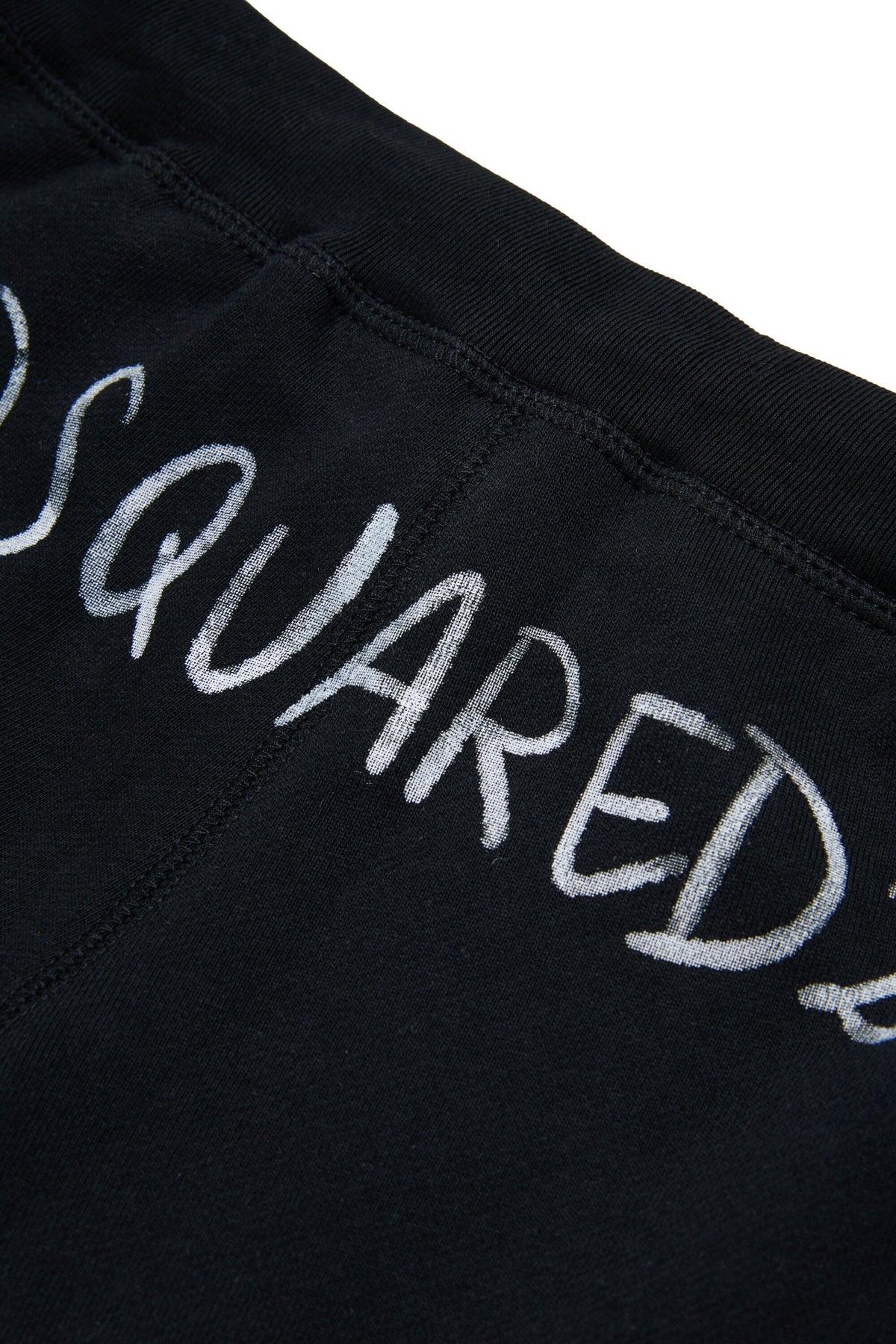 Fleece shorts with logo