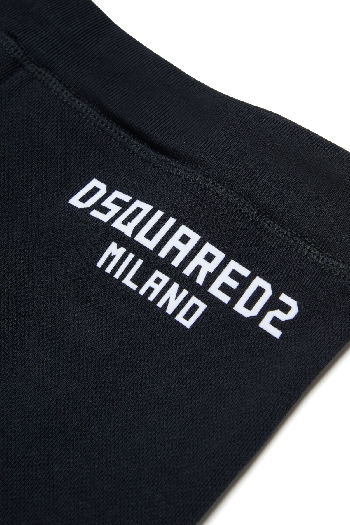 Fleece shorts with logo