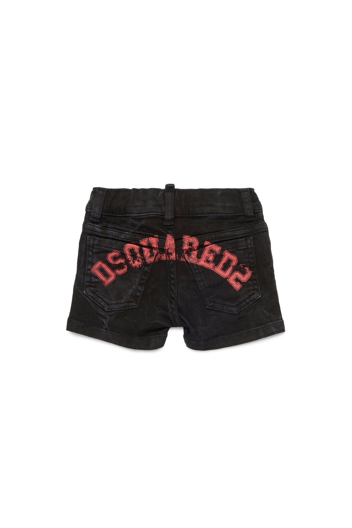 Short en denim avec logo