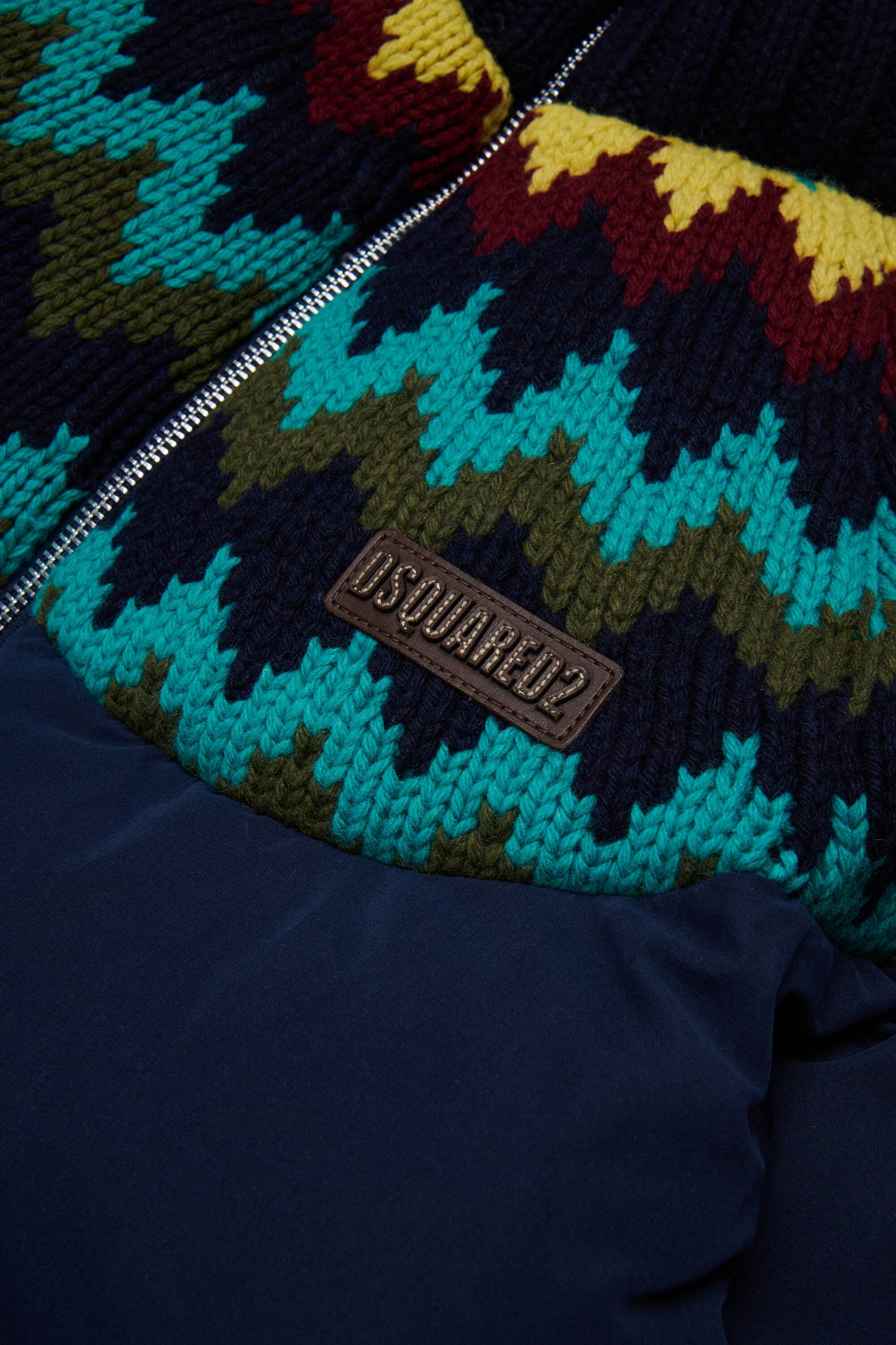 Veste matelassée avec logo imprimé