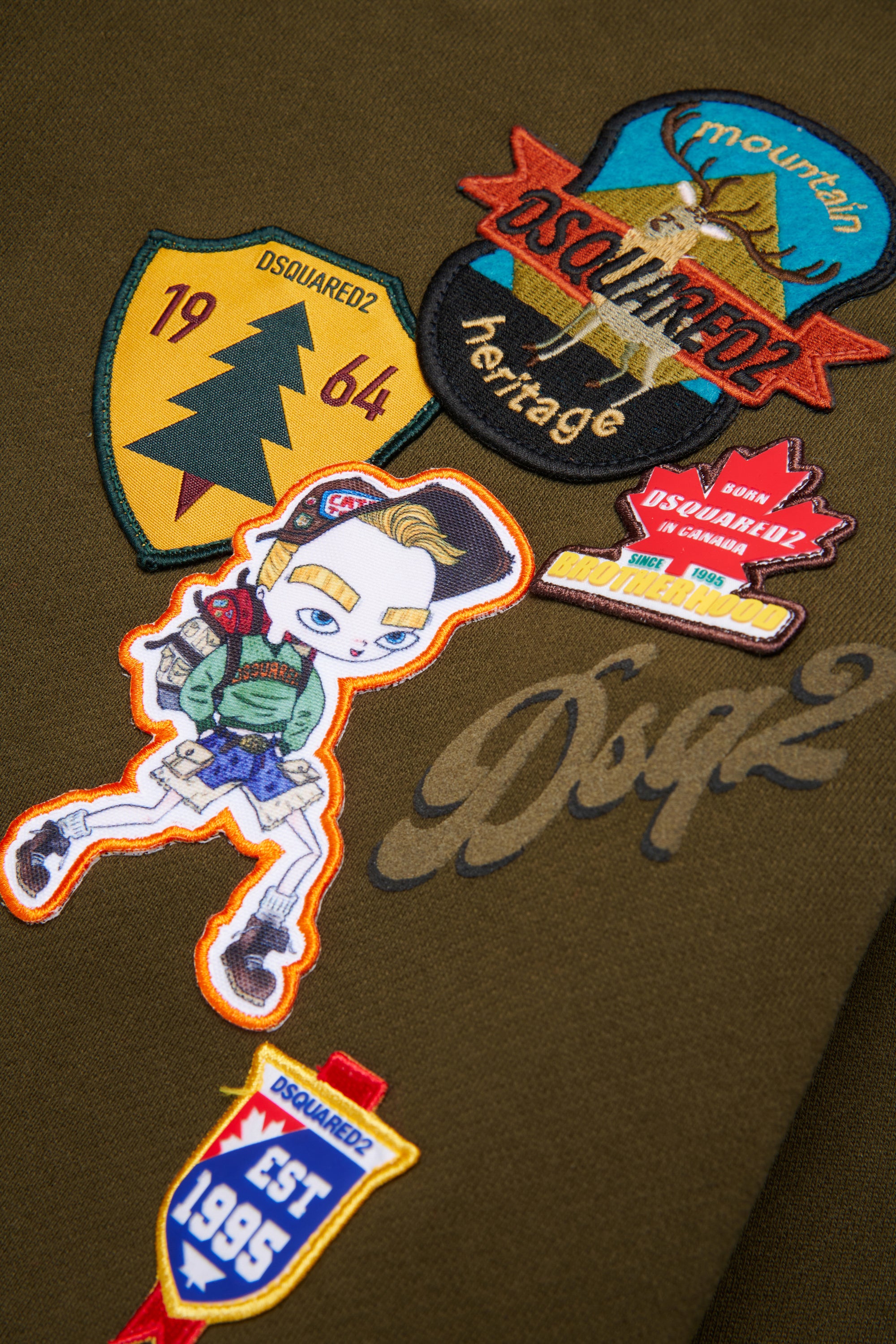 Sweat-shirt col rond avec logo