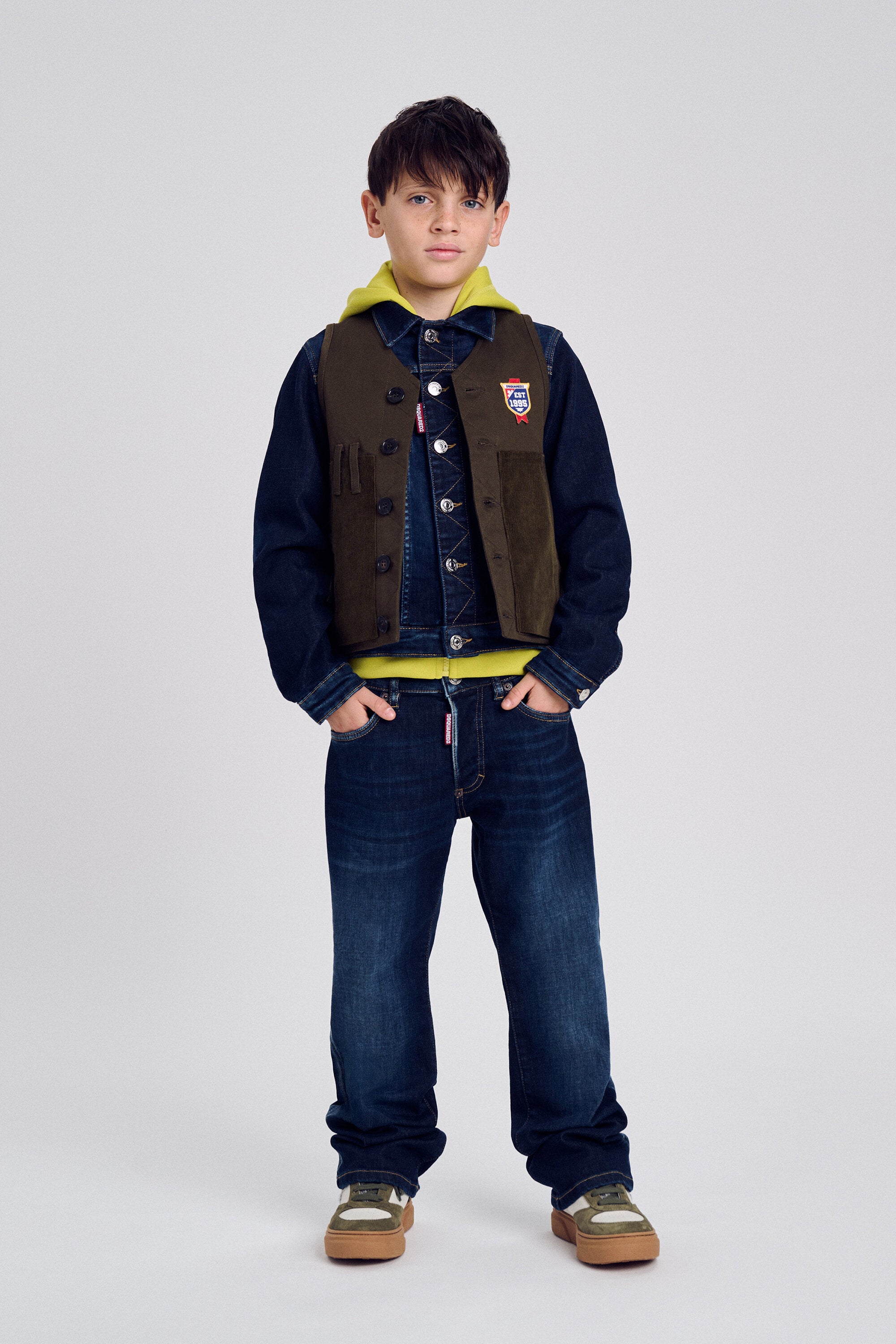 Jeans corte regular azul oscuro - American