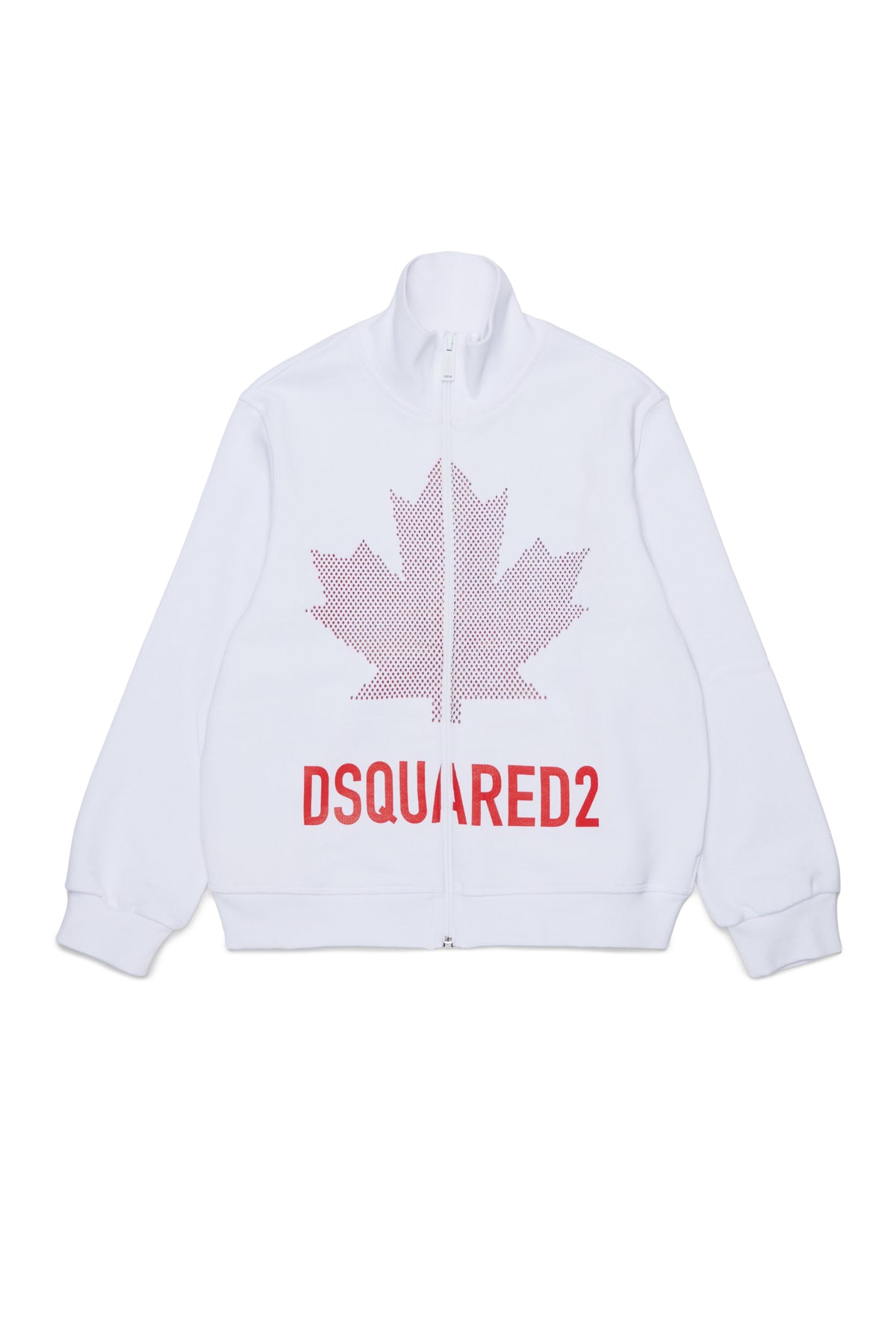 Sweat-shirt zippé intégral avec logo