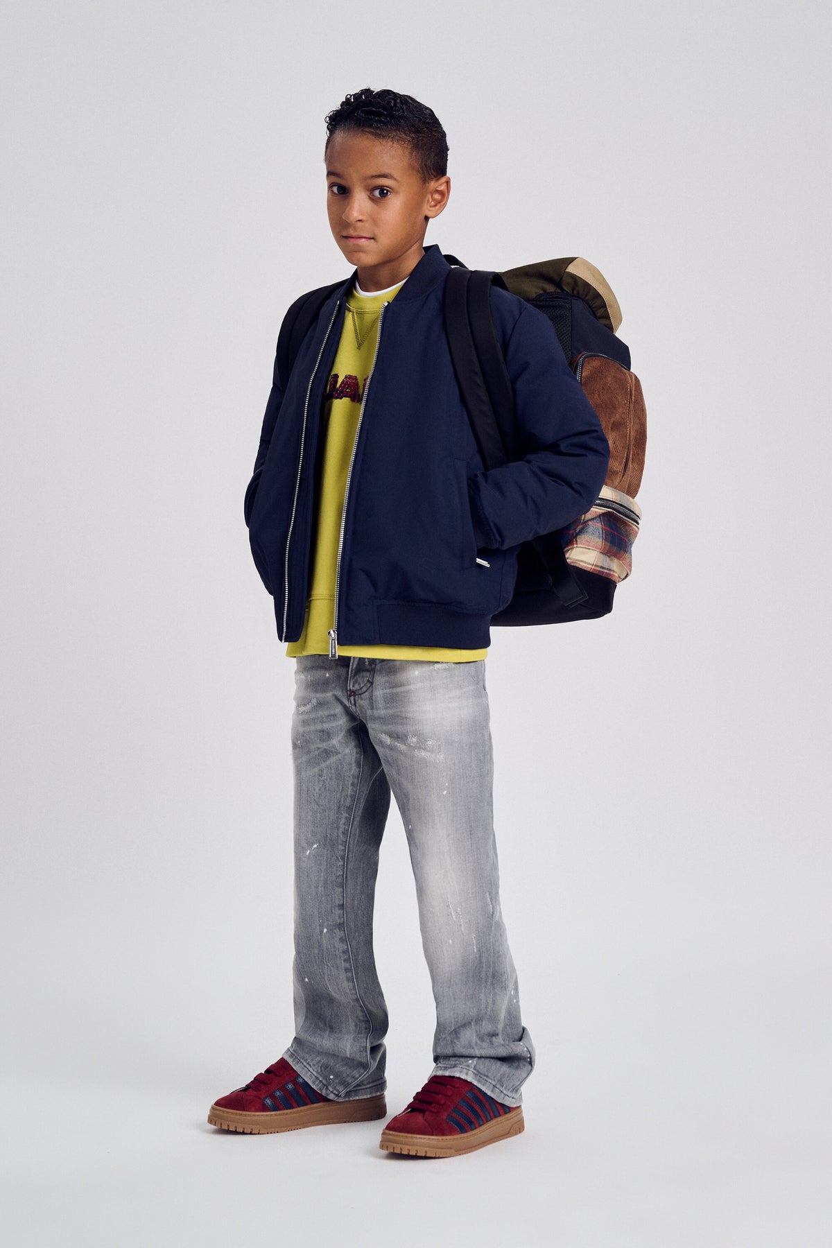 Veste matelassée avec logo imprimé