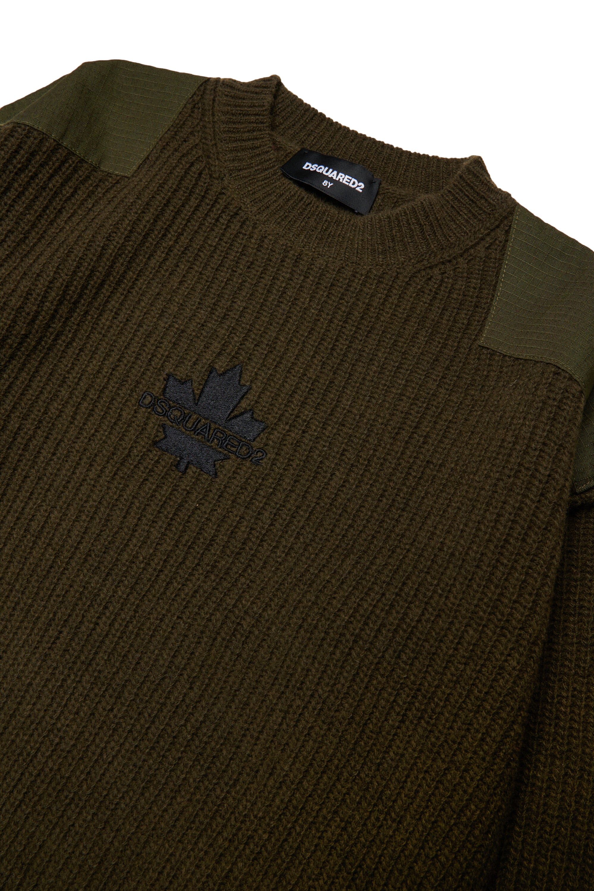 Jersey de cuello redondo con logo
