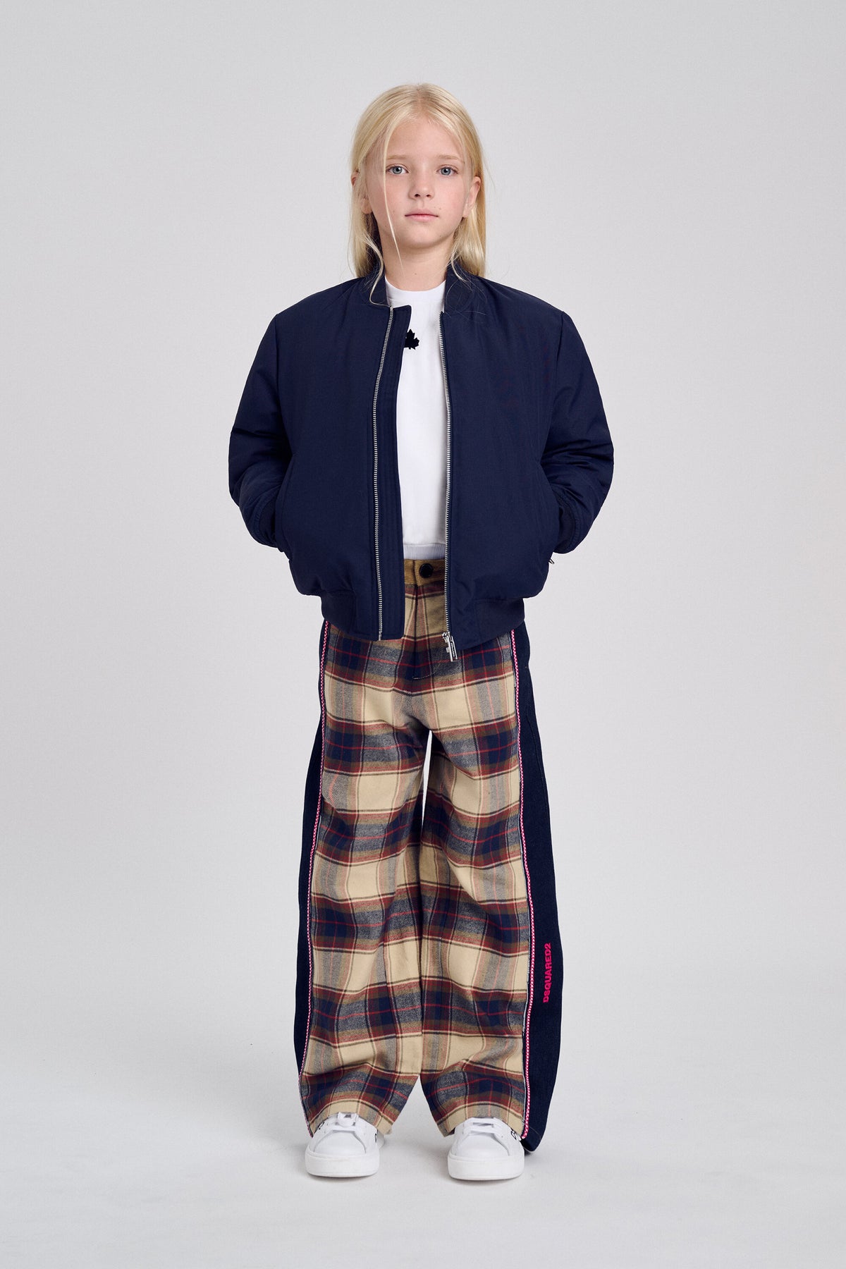 Pantalon à carreaux