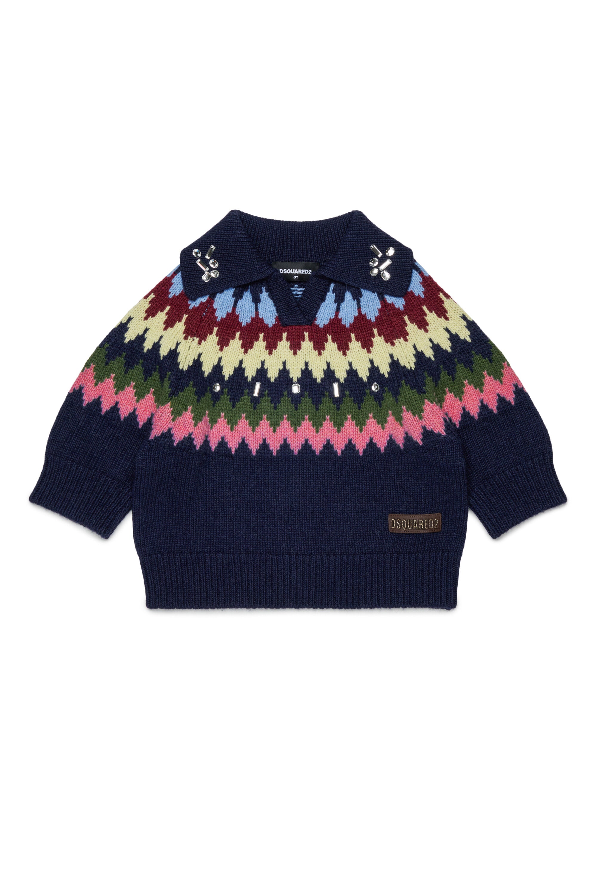Jersey jacquard con logo