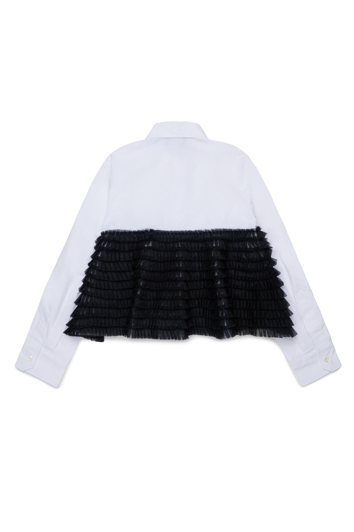 Chemise à manches longues avec volants