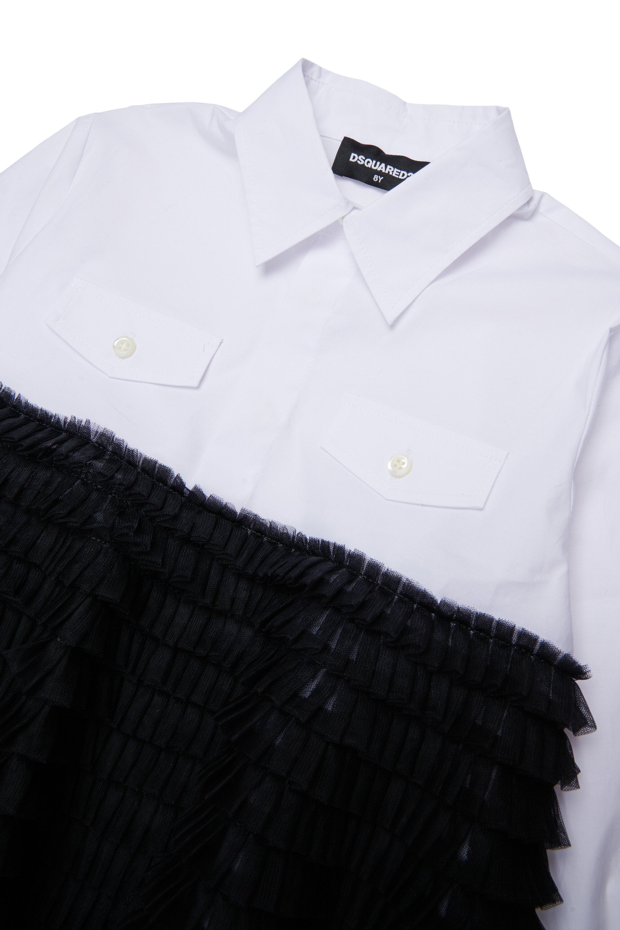 Camisa de manga larga con volantes
