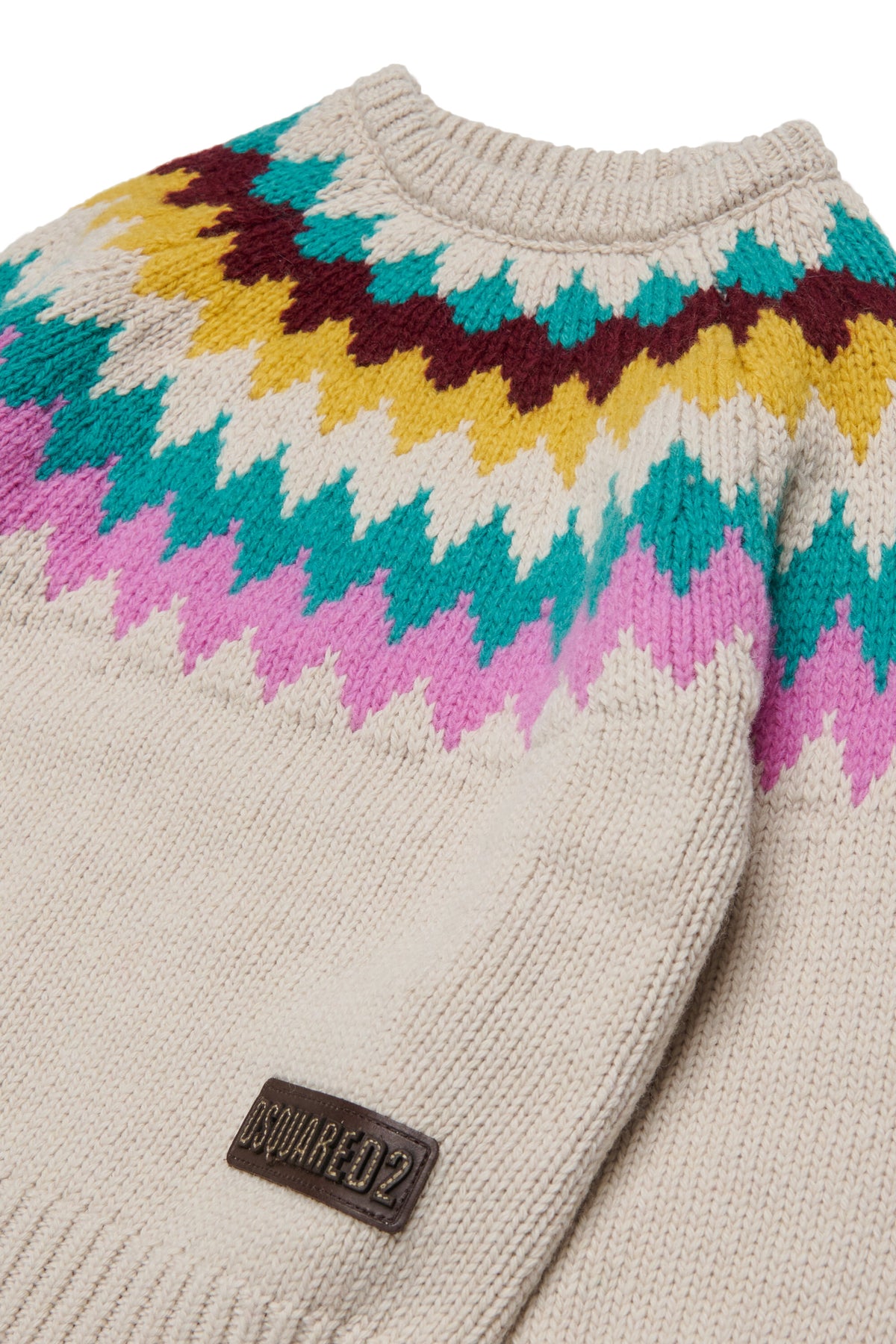 Pull ras du cou avec logo