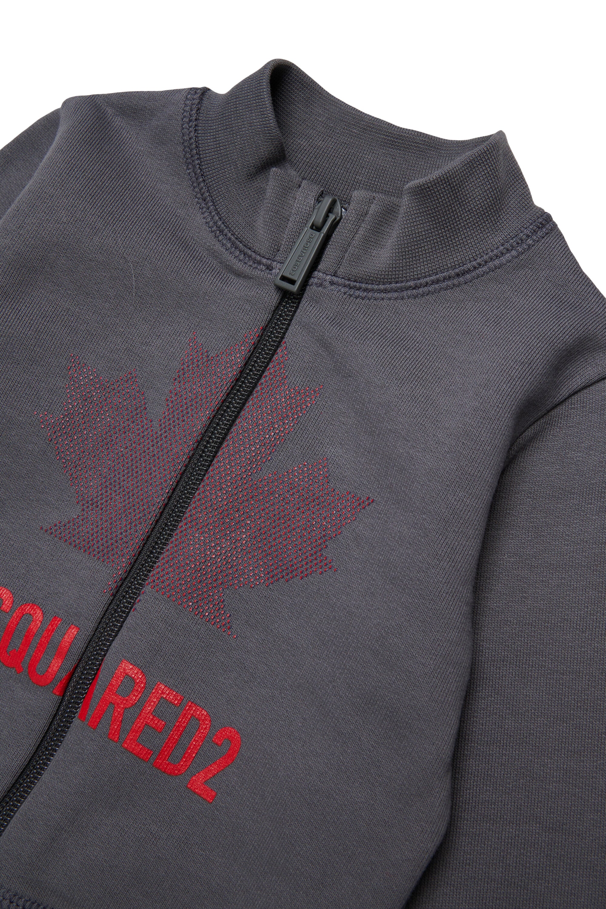 Sweat zippé avec logo