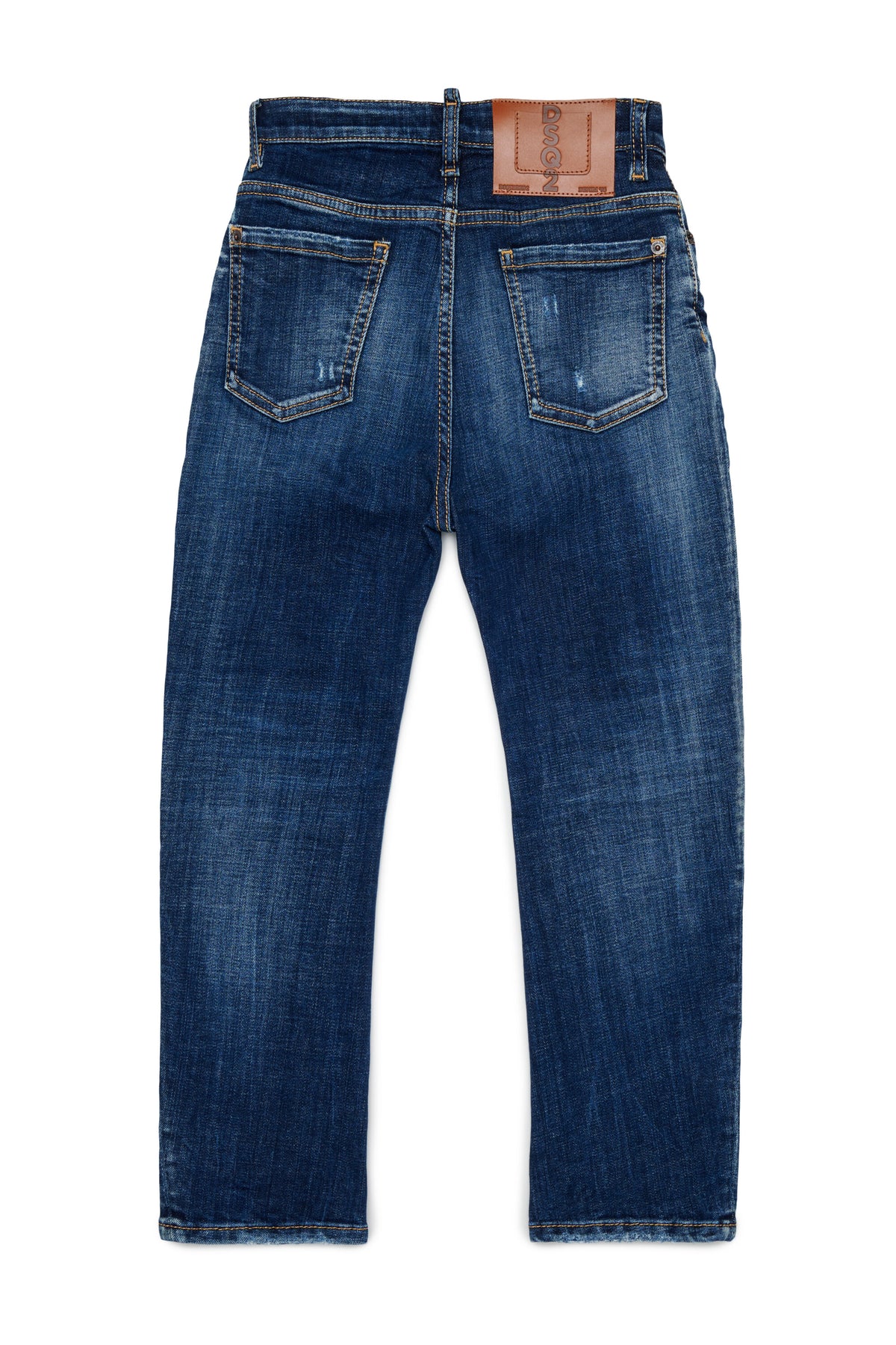 Jeans corte regular en denim azul medio - London Bro