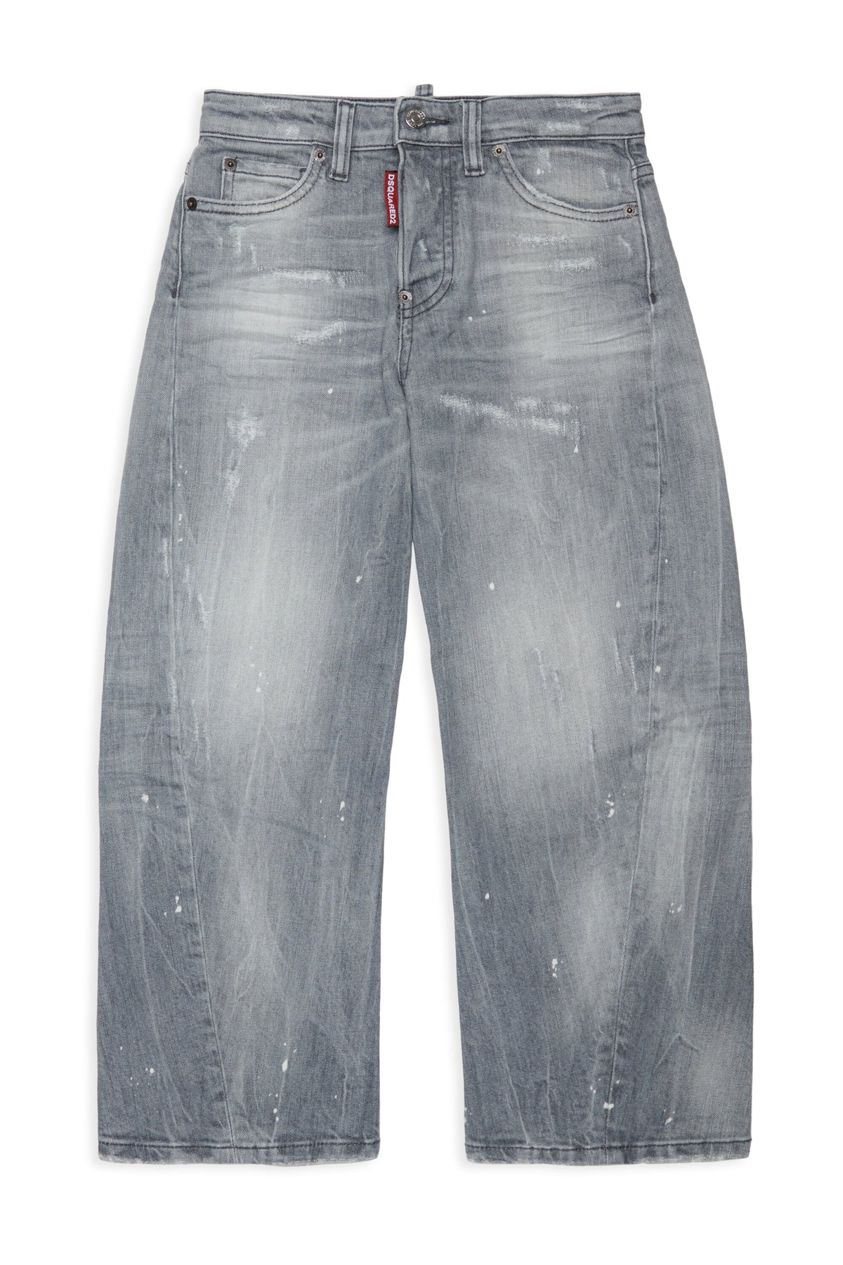 Relaxed fit gray wash jeans - Loose Twist