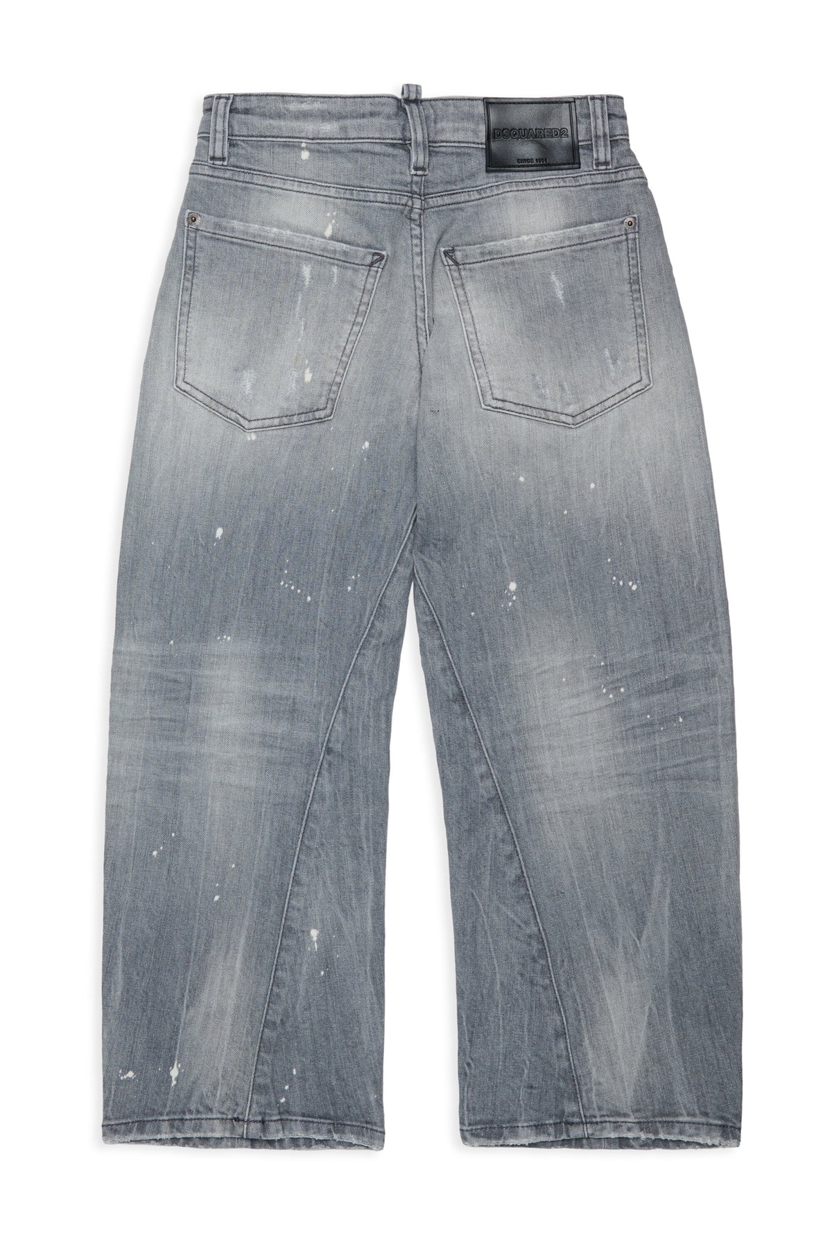 Relaxed fit gray wash jeans - Loose Twist