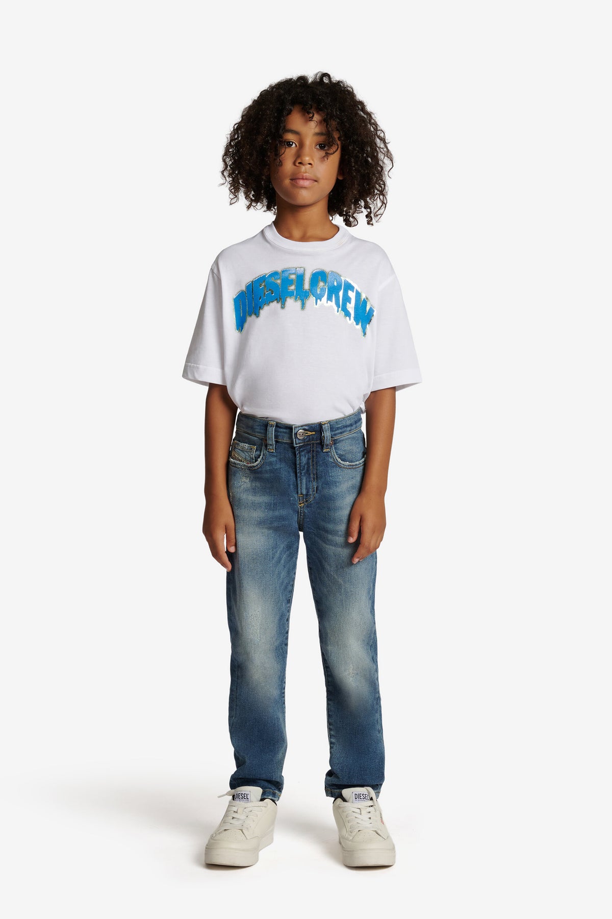 Jeans regular fit lavado azul medio - D-Viker