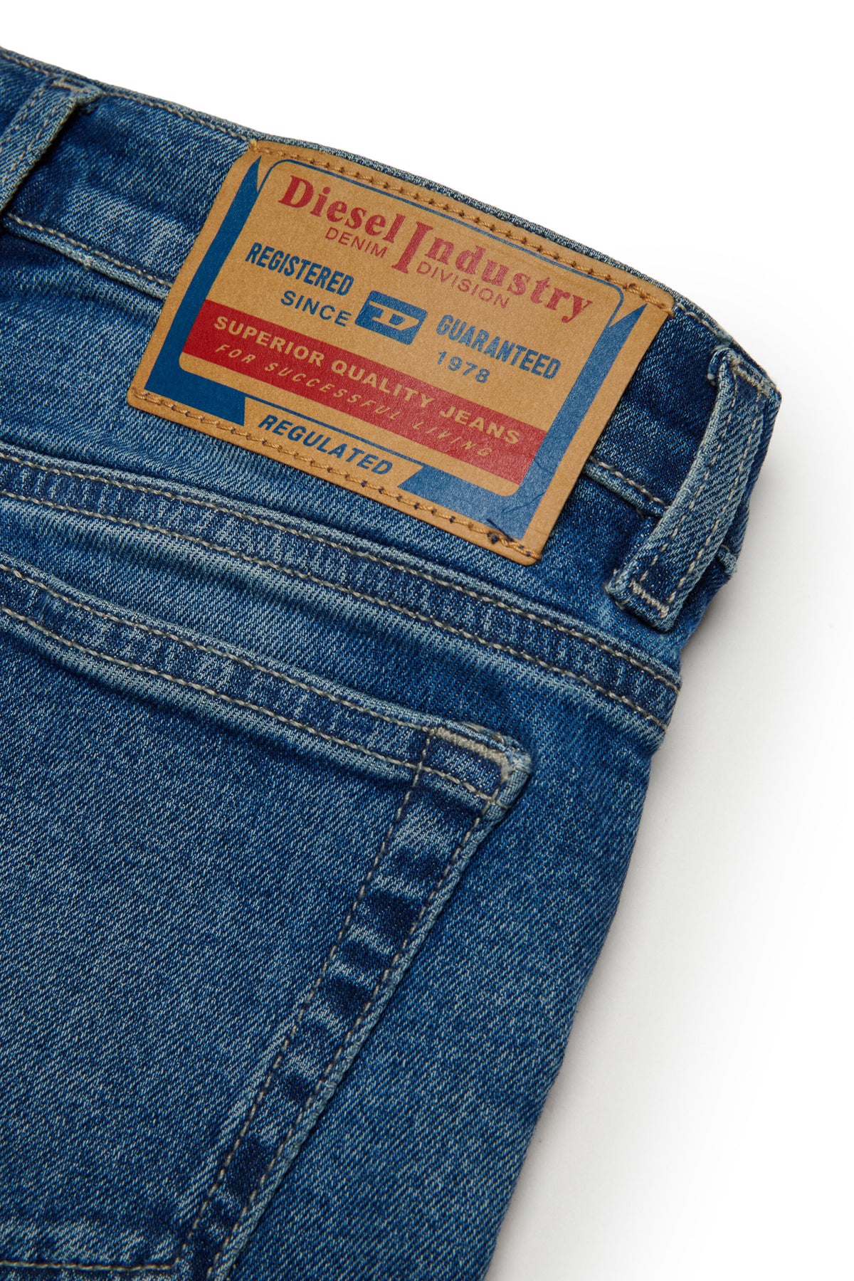Jean flare fit bleu moyen - 1978