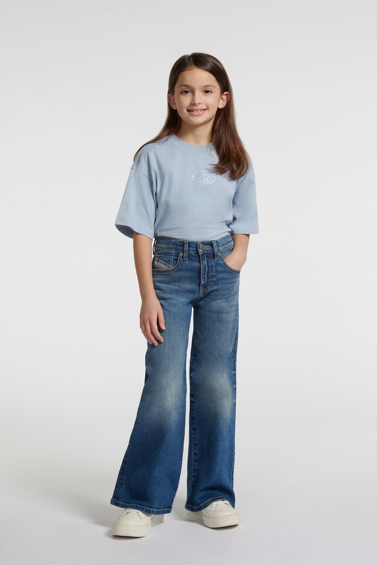 Jean flare fit bleu moyen - 1978