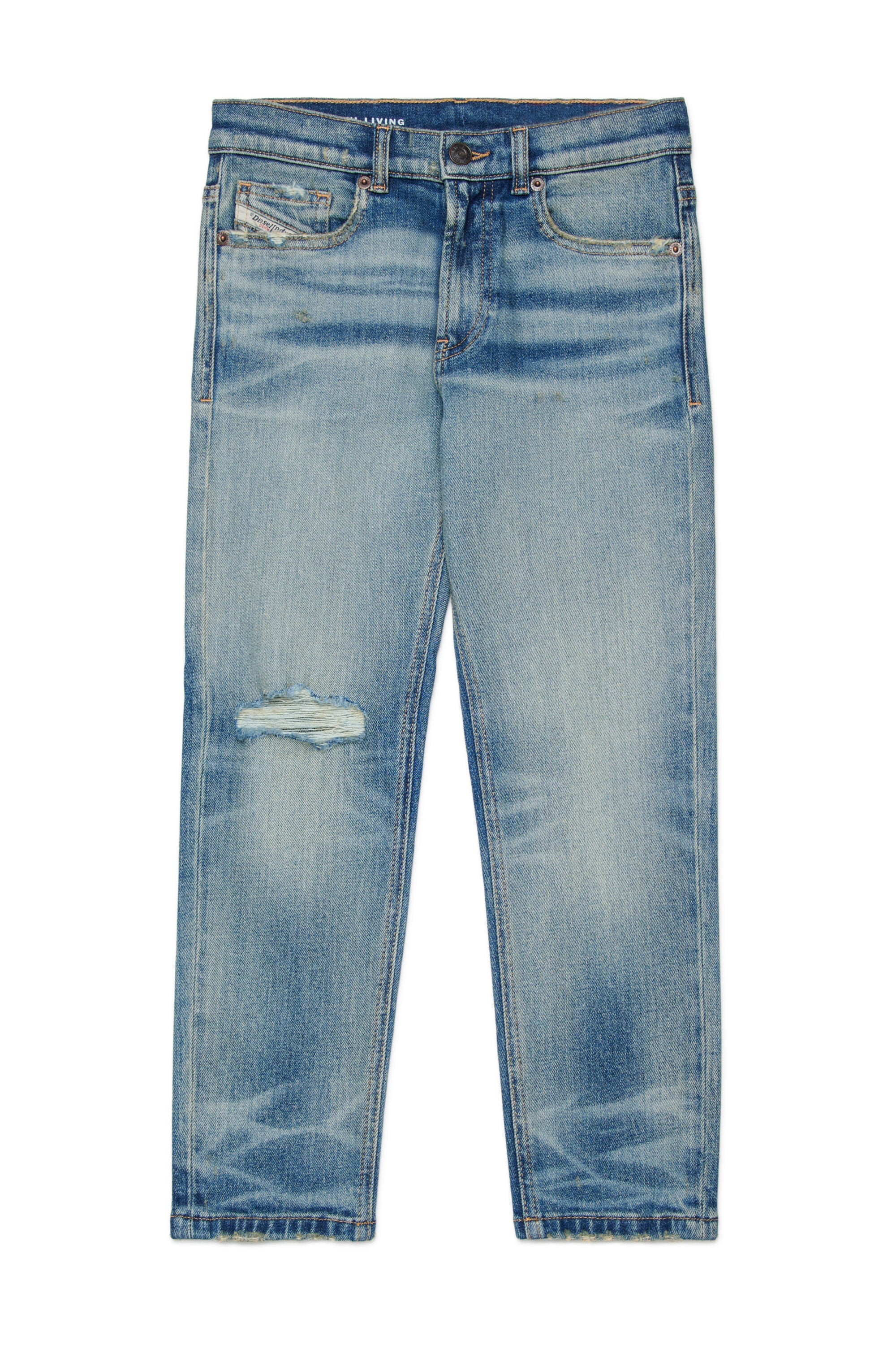 Jeans de corte regular lavado azul claro - D-Lucas