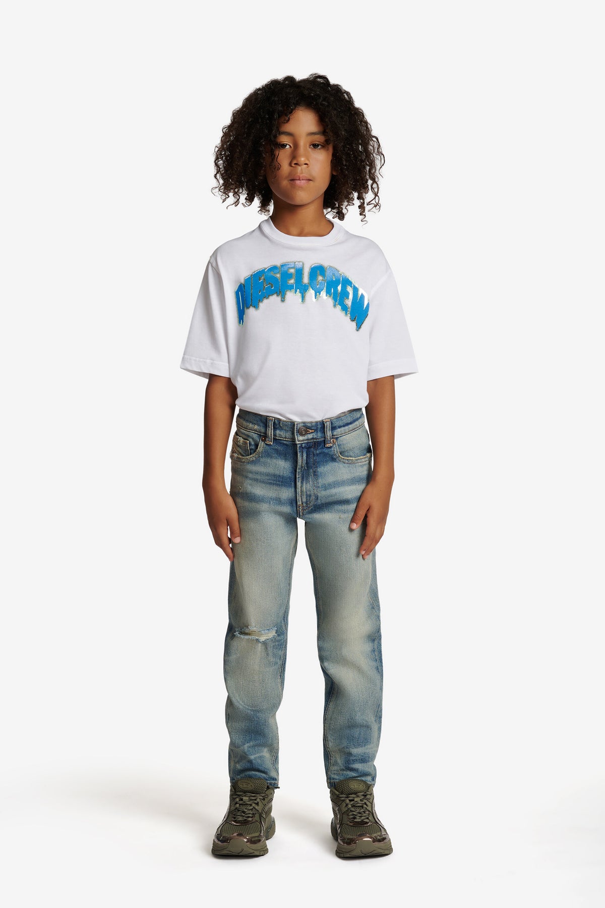 Jeans de corte regular lavado azul claro - D-Lucas