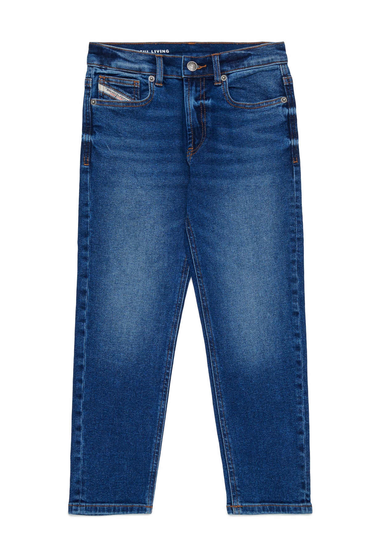 Jeans coupe regular bleu moyen - D-Lucas
