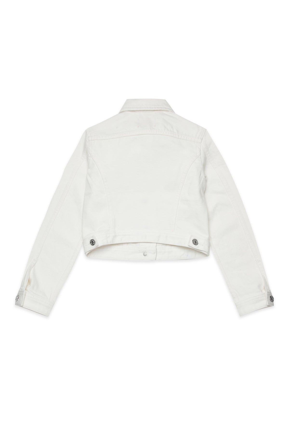 Denim jacket with allover micro studs
