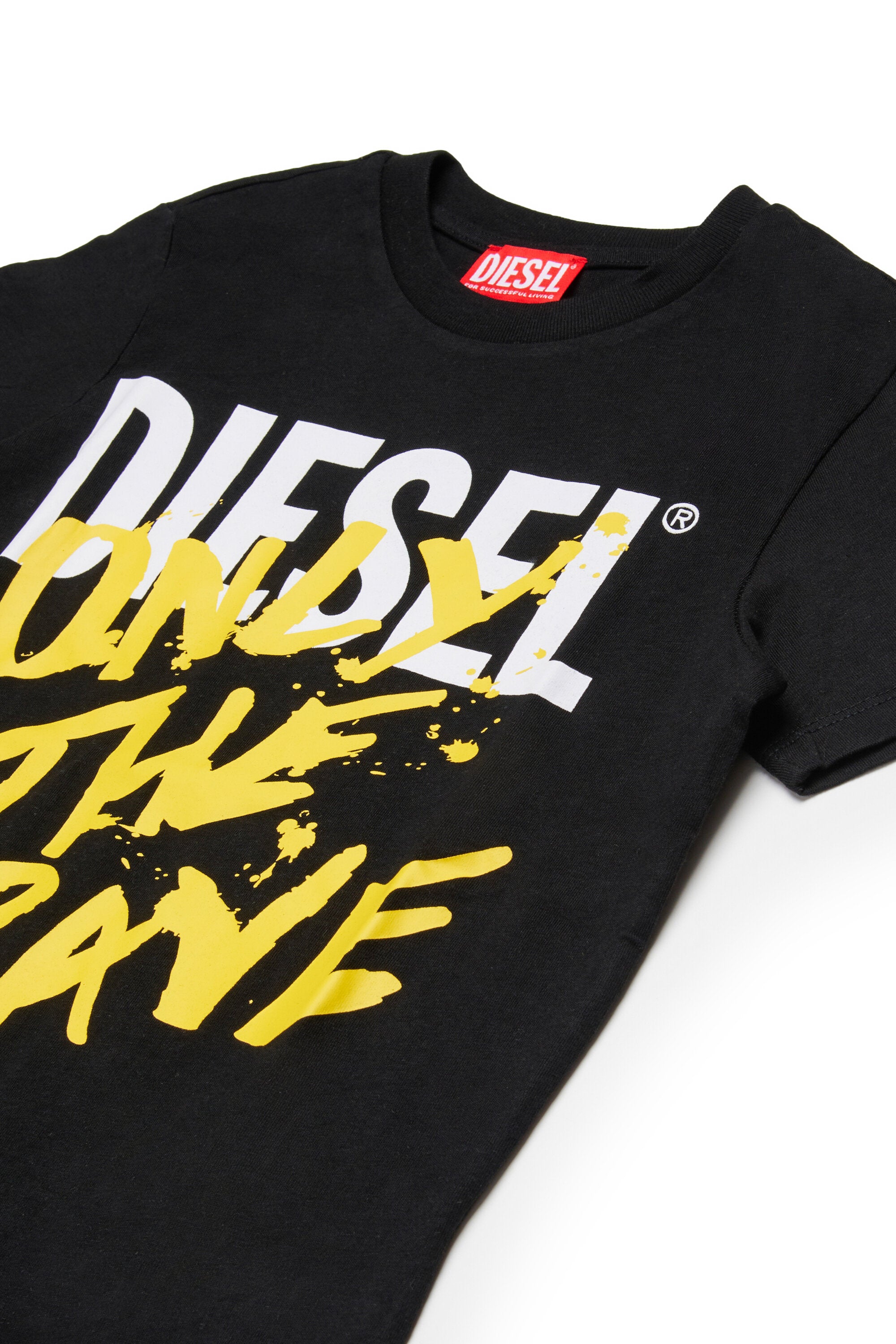 T-shirt en jersey avec logo Diesel Only the Brave