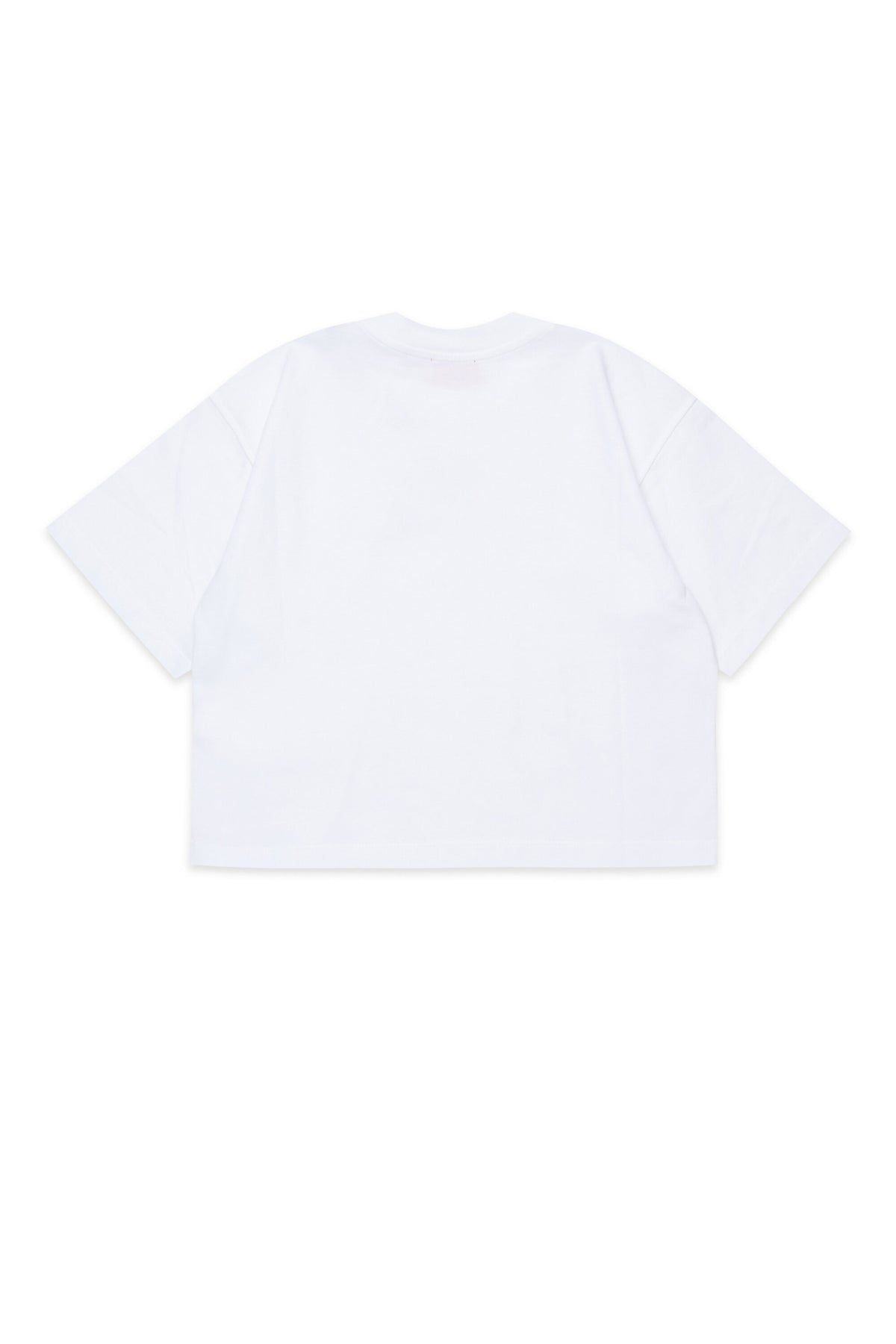 Boxy jersey T-shirt branded with Oval D logo