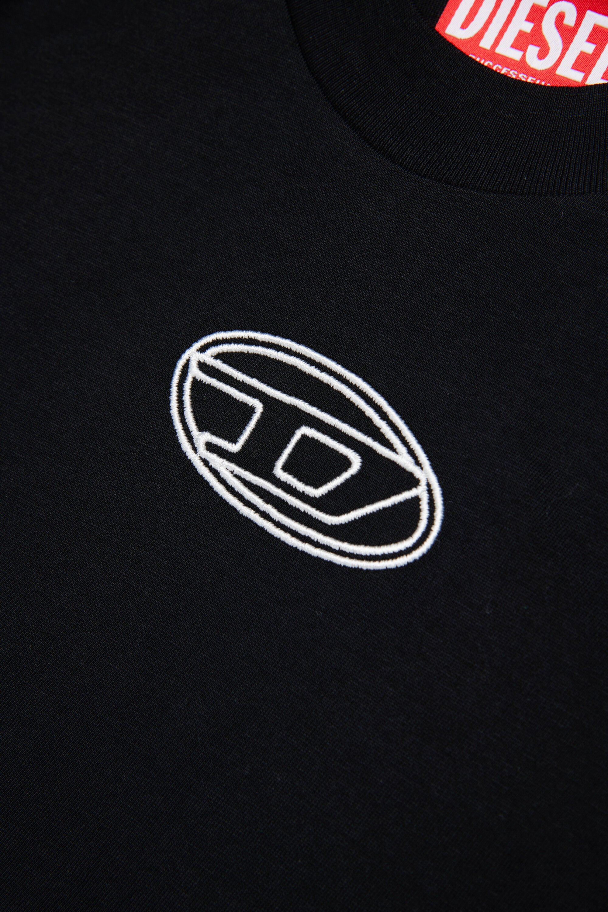 T-shirt en jersey ample avec logo Oval D