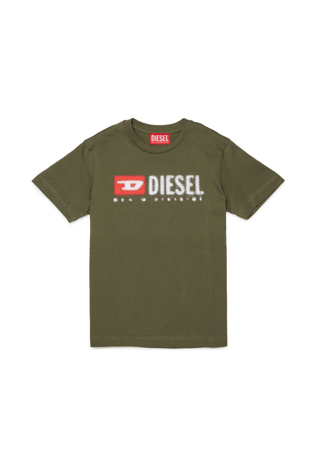 Camiseta de jersey con logotipo Diesel Denim Division