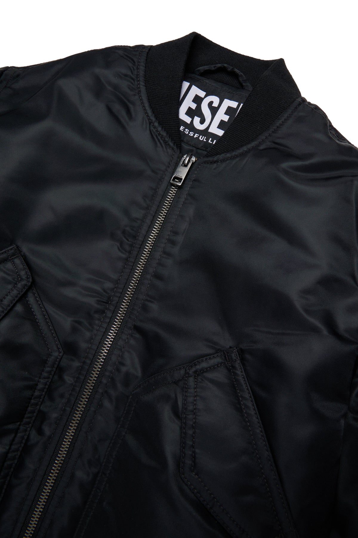 Blouson bomber avec logo et poches zippées